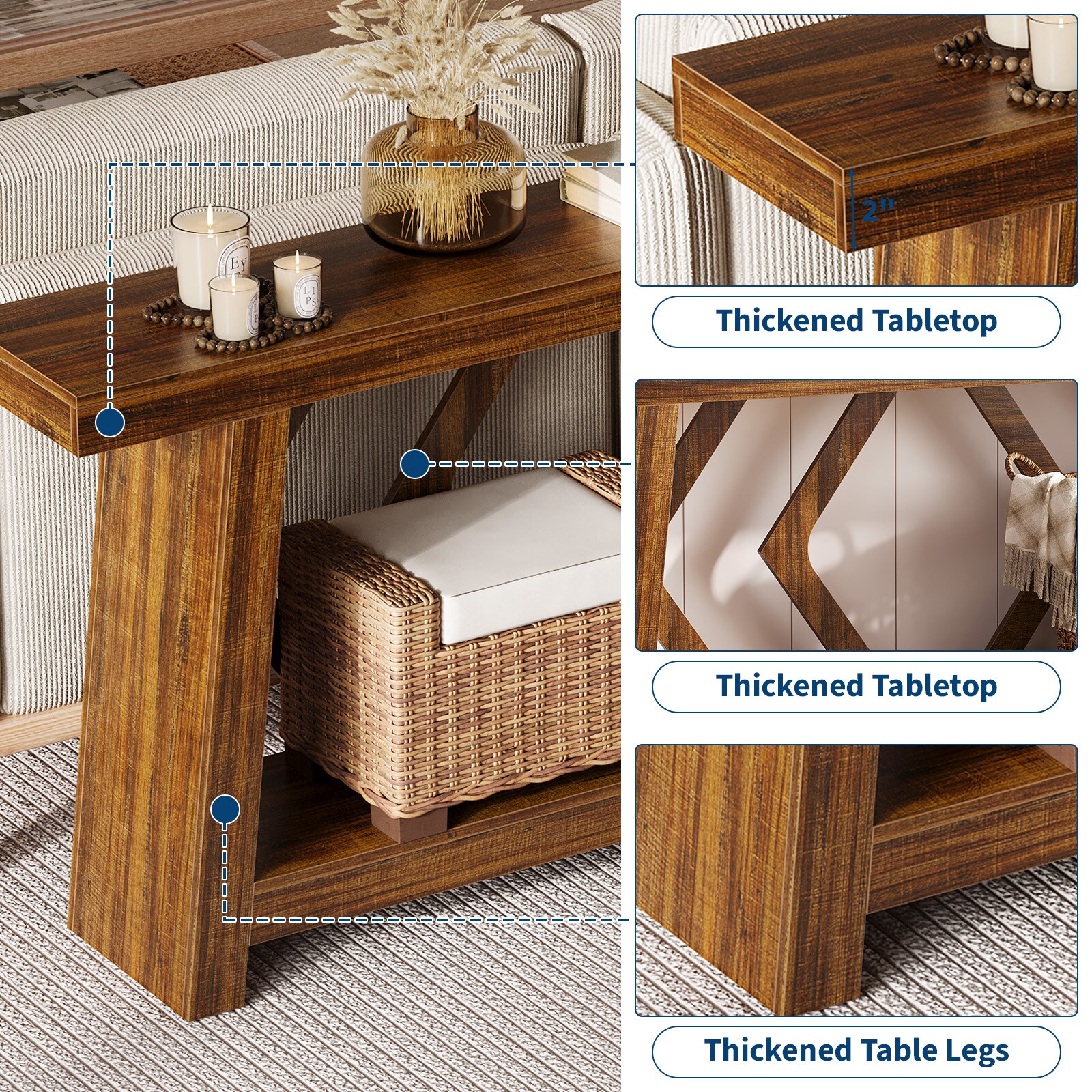GarveeLife 37D6NM3JCTE Console-Sofa-Tables - View #4