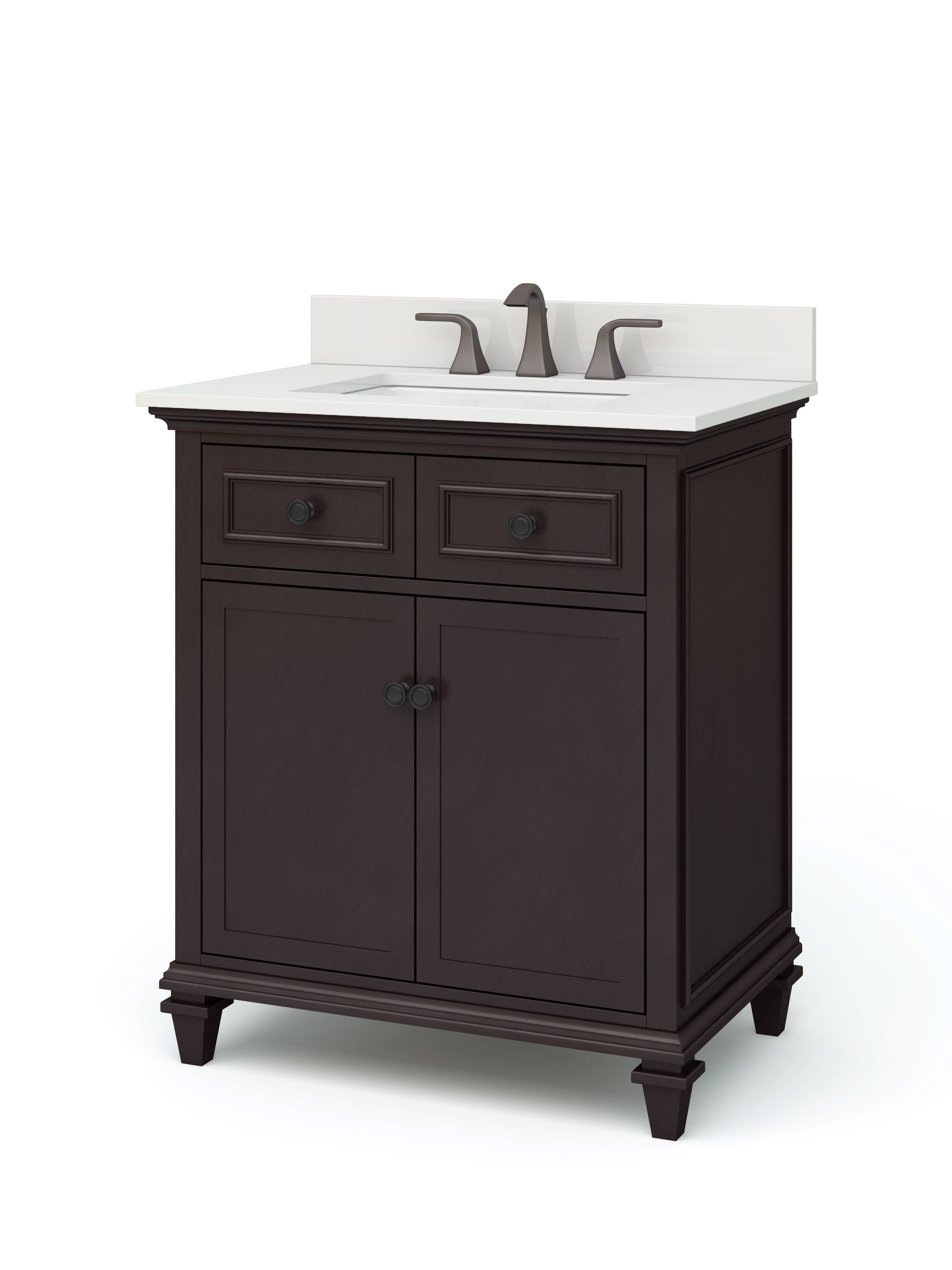 allen + roth WSLW30LTV Bath-Vanity-Combo - View #16