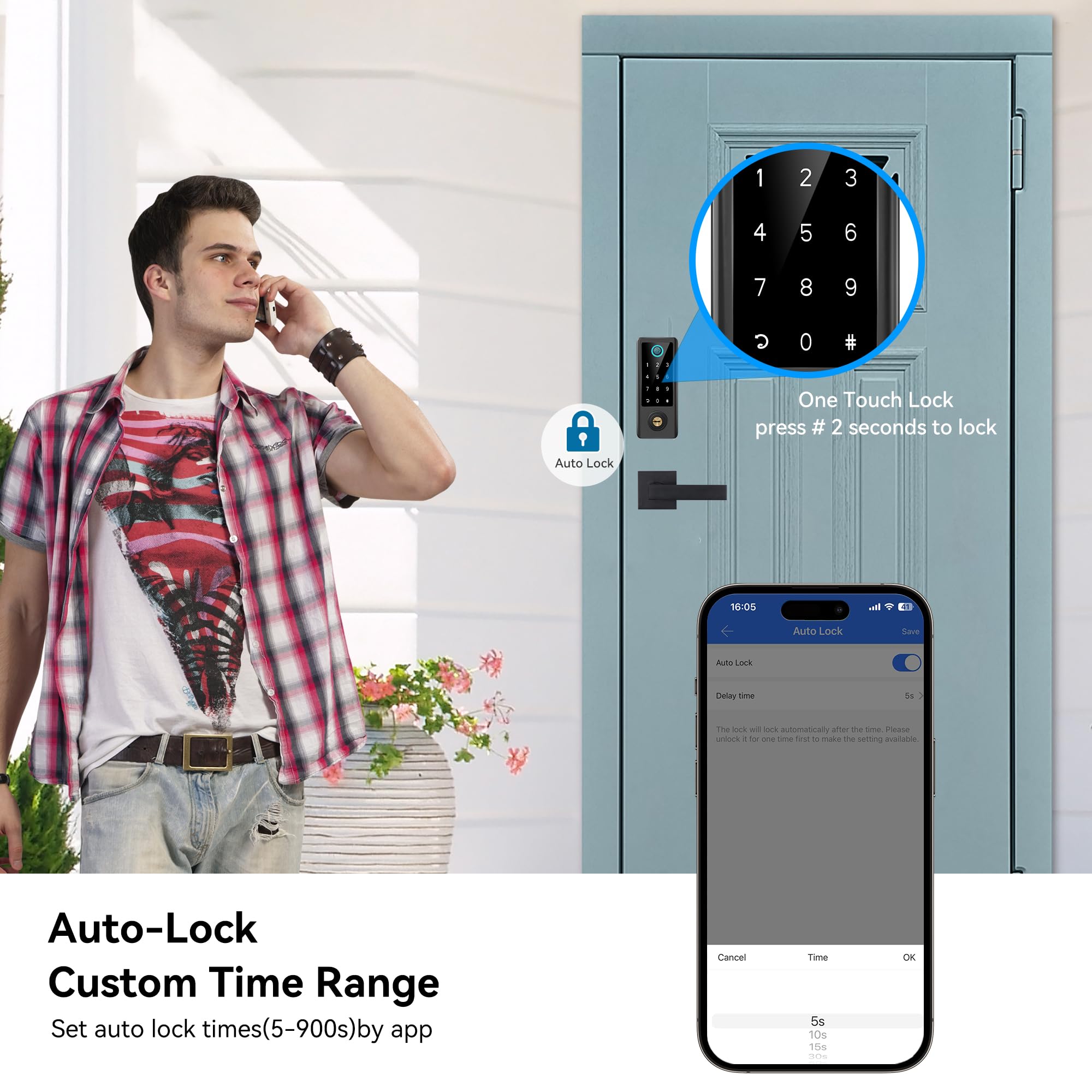 Phewnyzo LPW0803W426 Electronic-Door-Locks - View #5