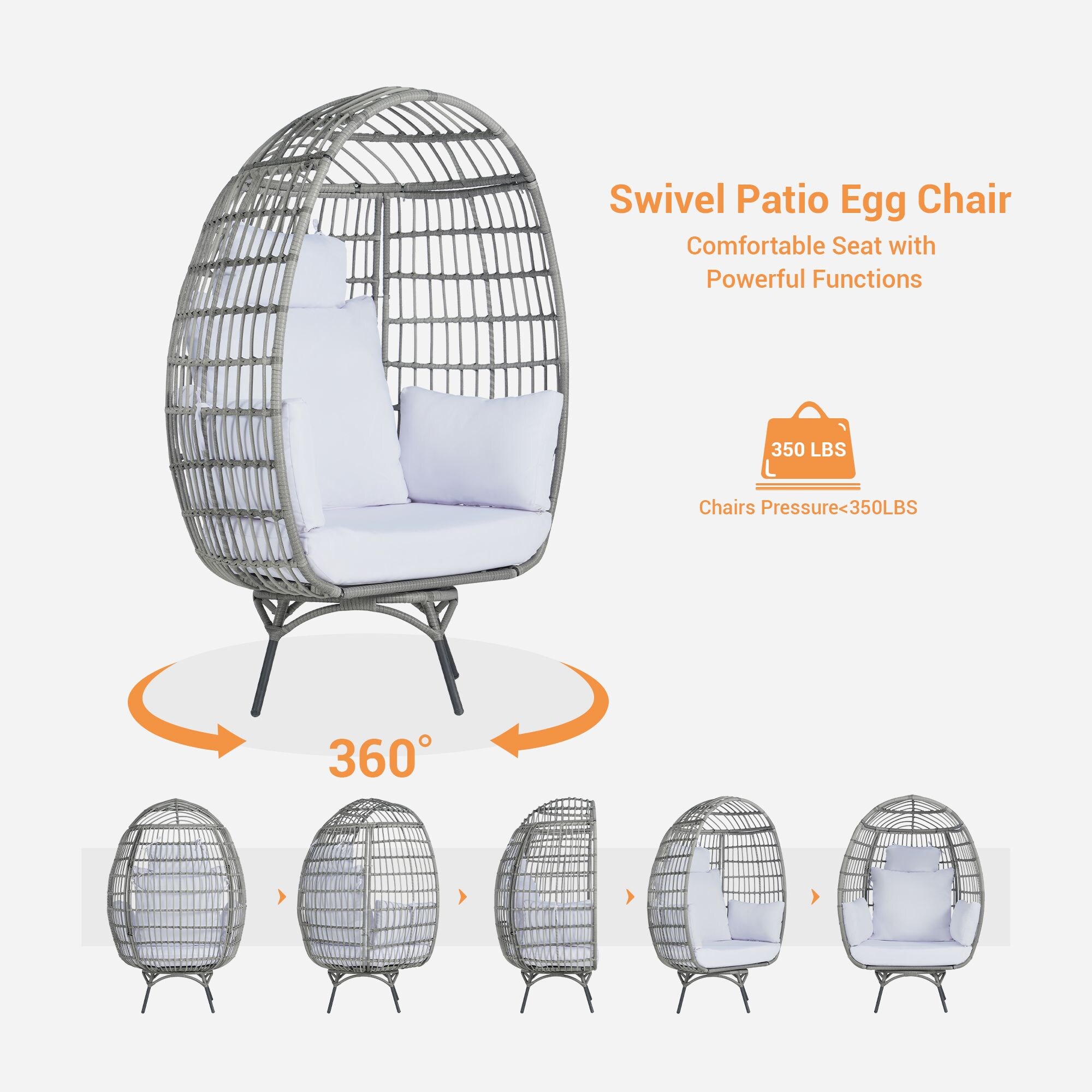 SANSTAR L-RJDC62WT Patio-Chairs - View #5