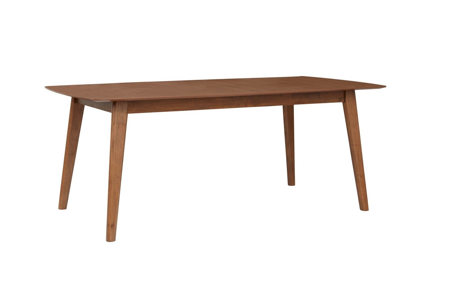 Unique Furniture LW-42703230 Walnut Contemporary/Modern Dining Table, Wood Veneer with Walnut Wood Base 78.75-in L x 29.125-in H