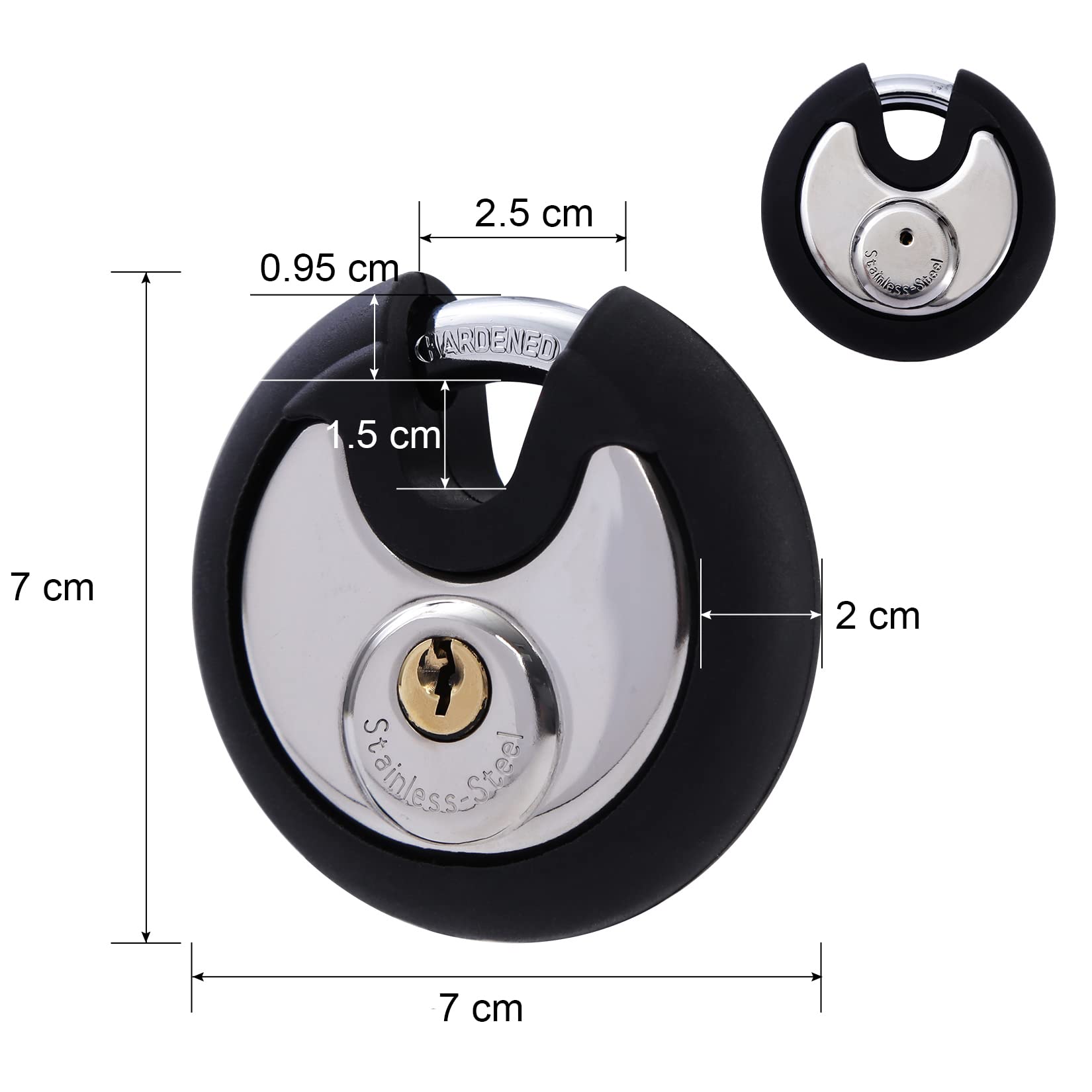 CYIKE LCY0711R107 Padlocks-Locks-Cables - View #3