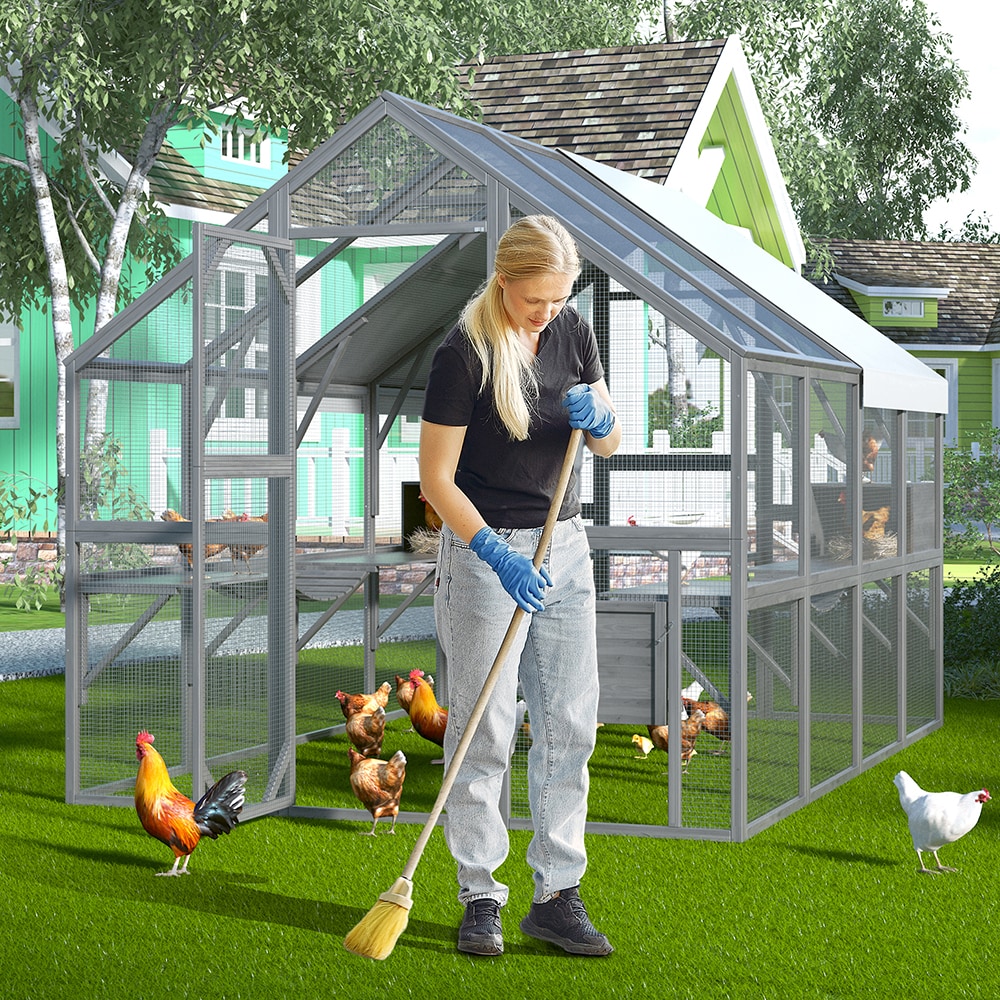 Homsee C-KF150158-05-AB Chicken-Coops-Rabbit-Hutches - View #11