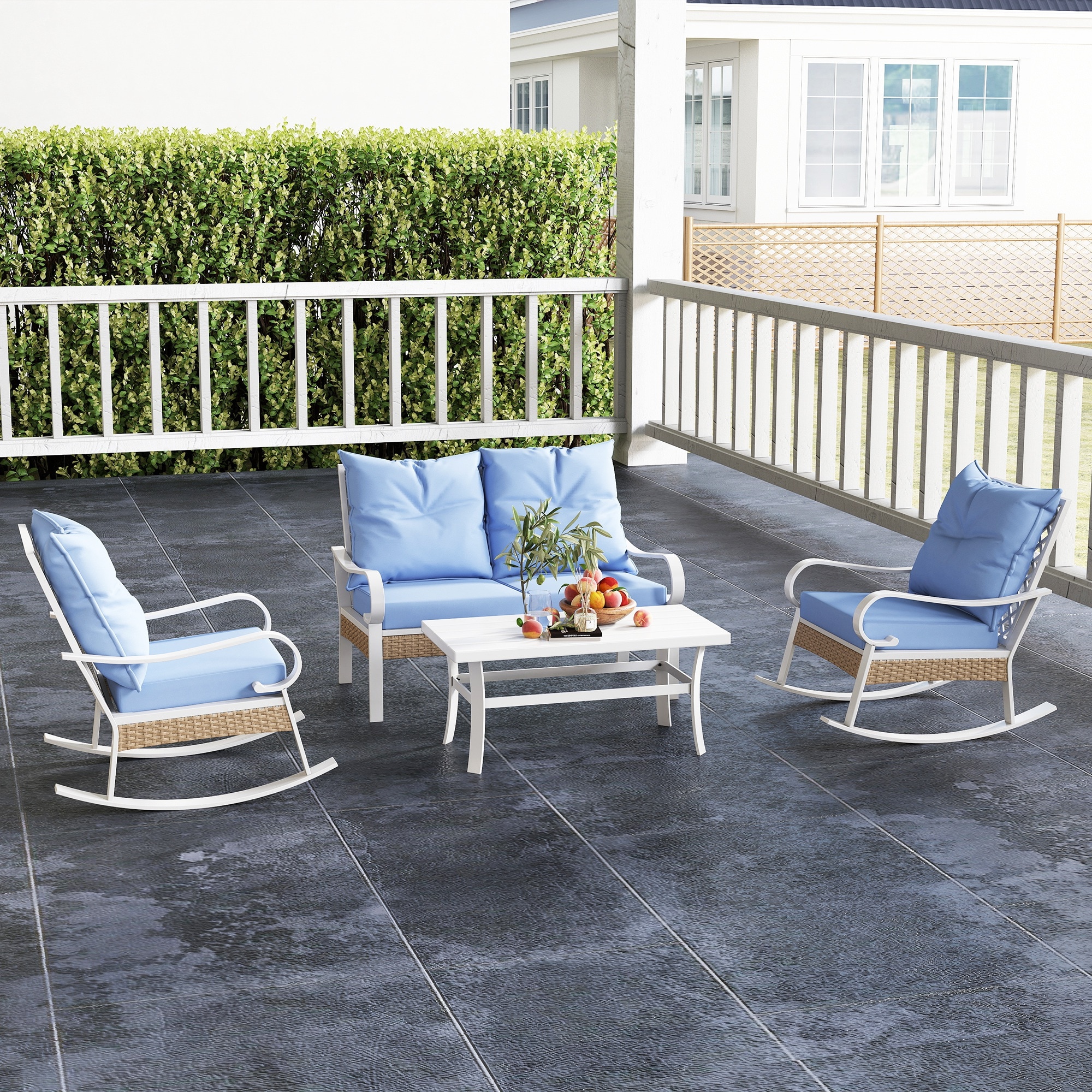 Outsunny 860-322V00LB Patio-Sofas-Daybeds - View #2