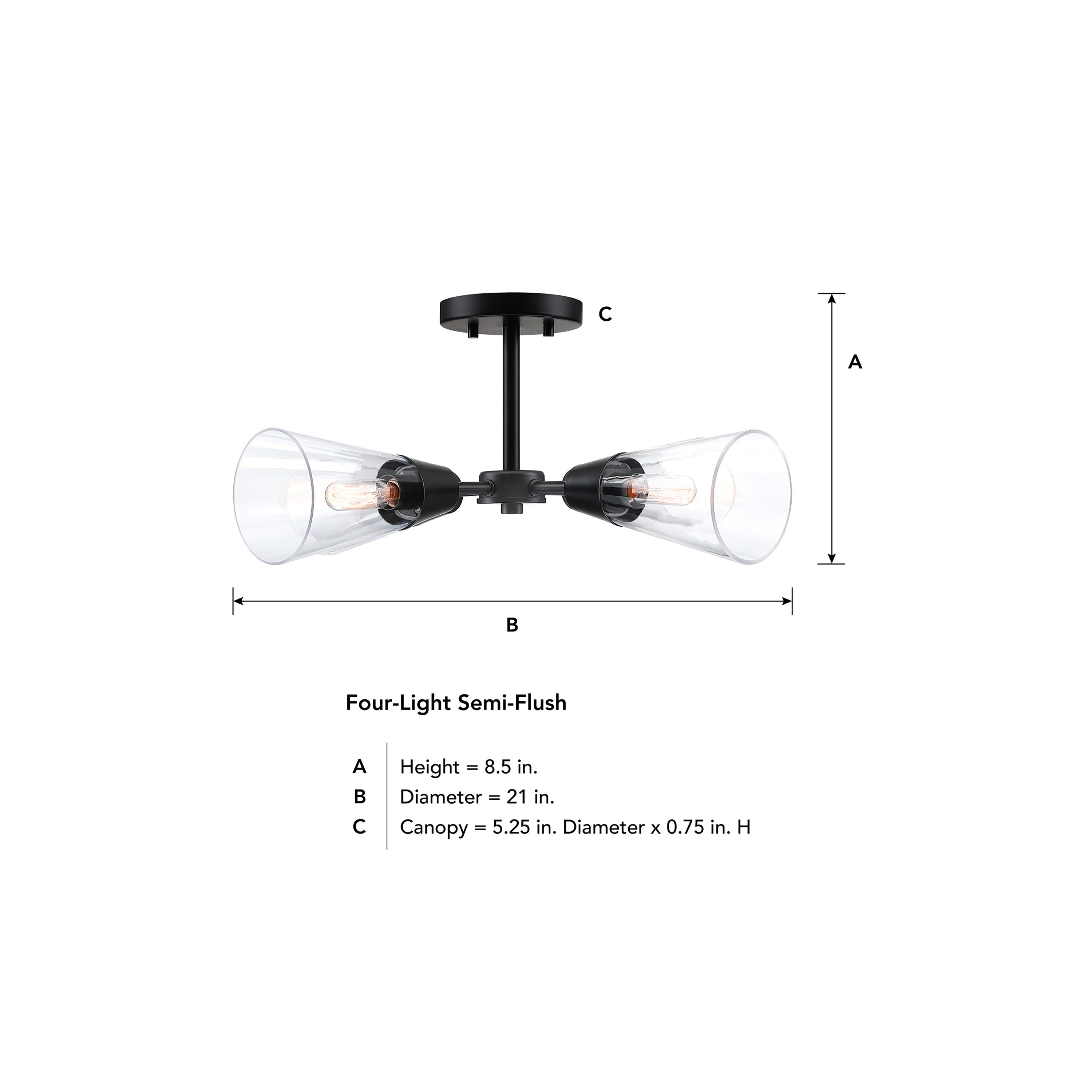 Designers Fountain D290C-SF-MB flushmounts - View #7