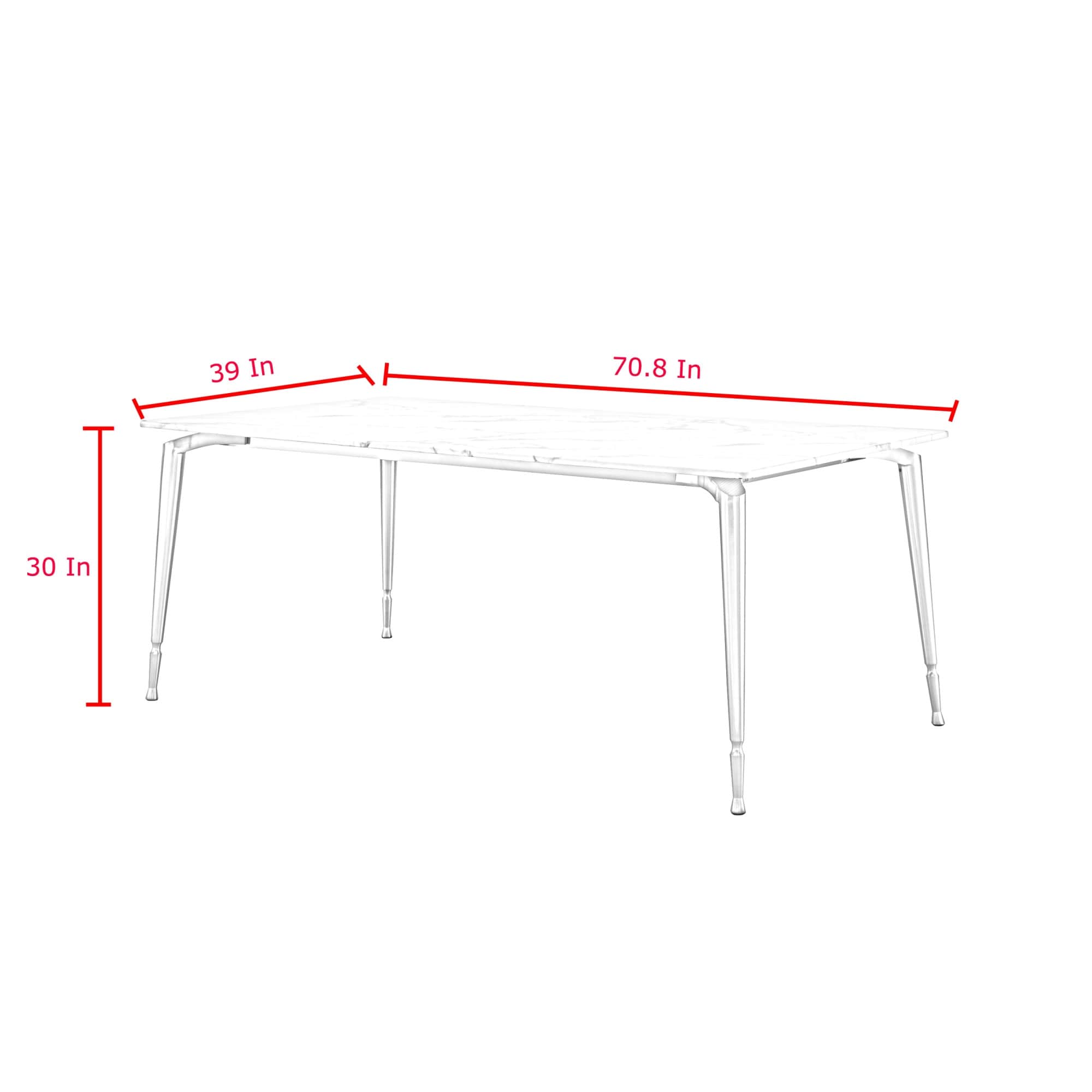 Nicole Miller NDT121-24WES-LS Dining-Tables - View #8