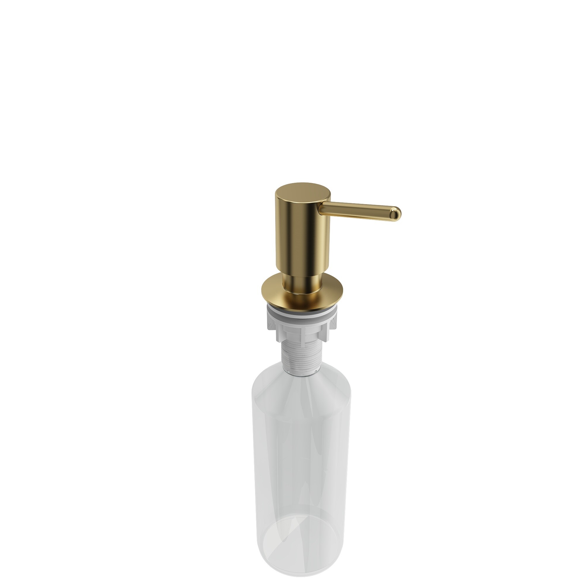 Soap Dispenser Gold Soap Dispenser for Kitchen Sink and Tube Brushed Gold 35-1 