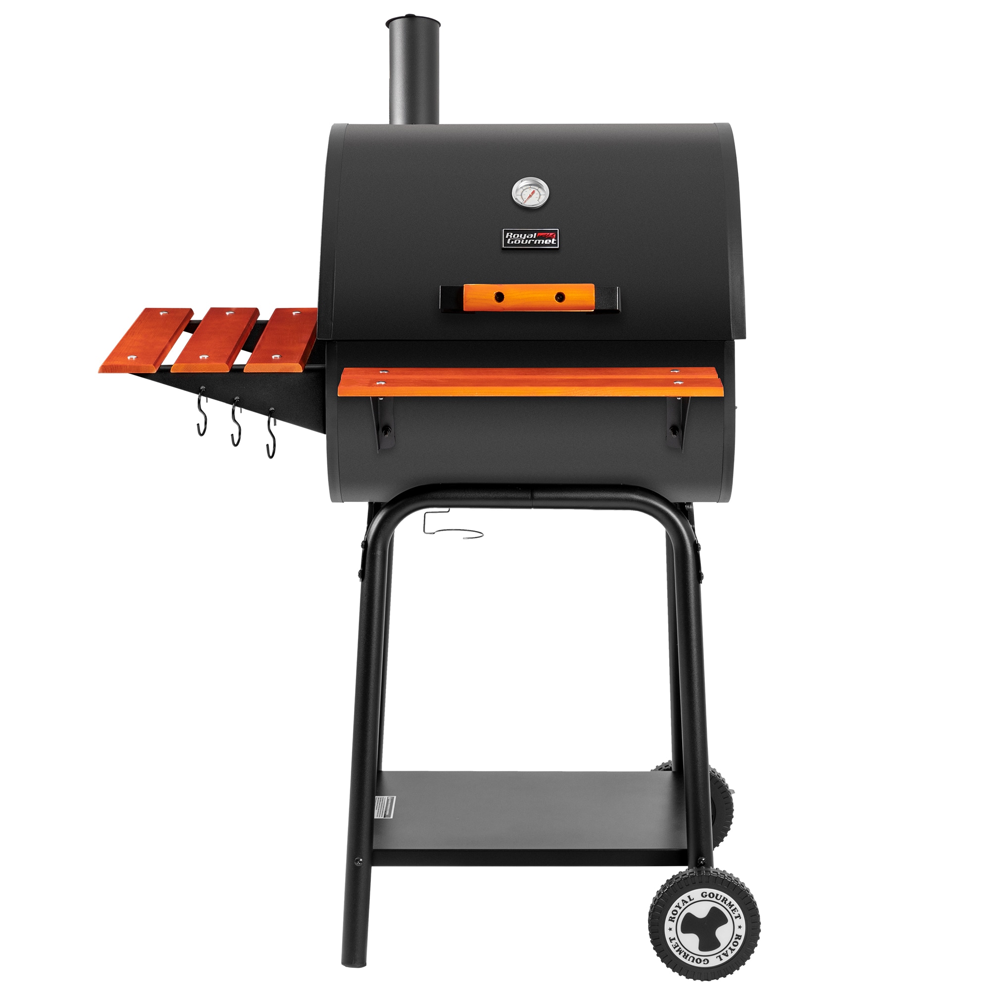 Royal Gourmet CC2024 21.77-Inches W Black Barrel Charcoal Grill