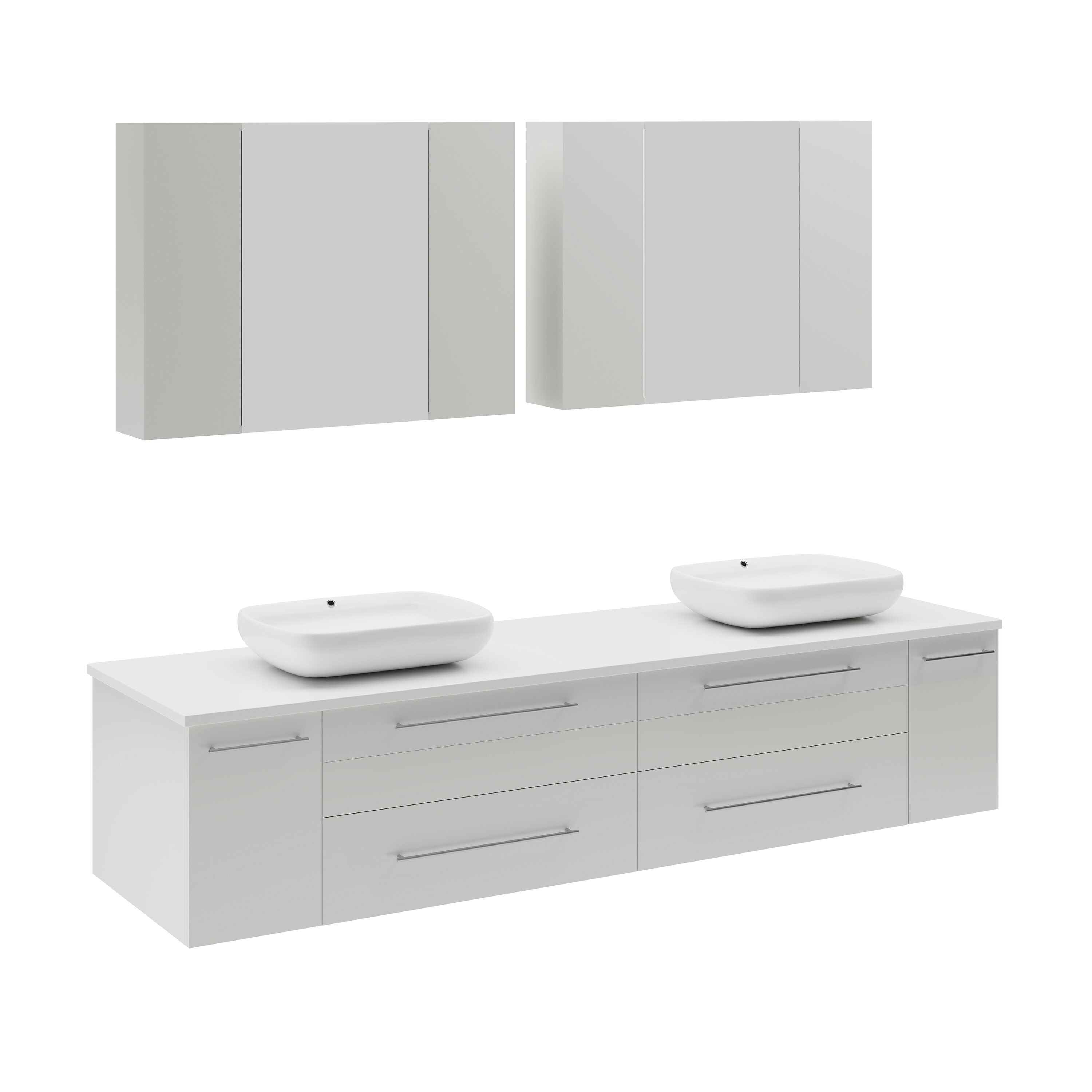 Fresca FVN6172WH-VSL-D Bath-Vanity-Combo - View #2