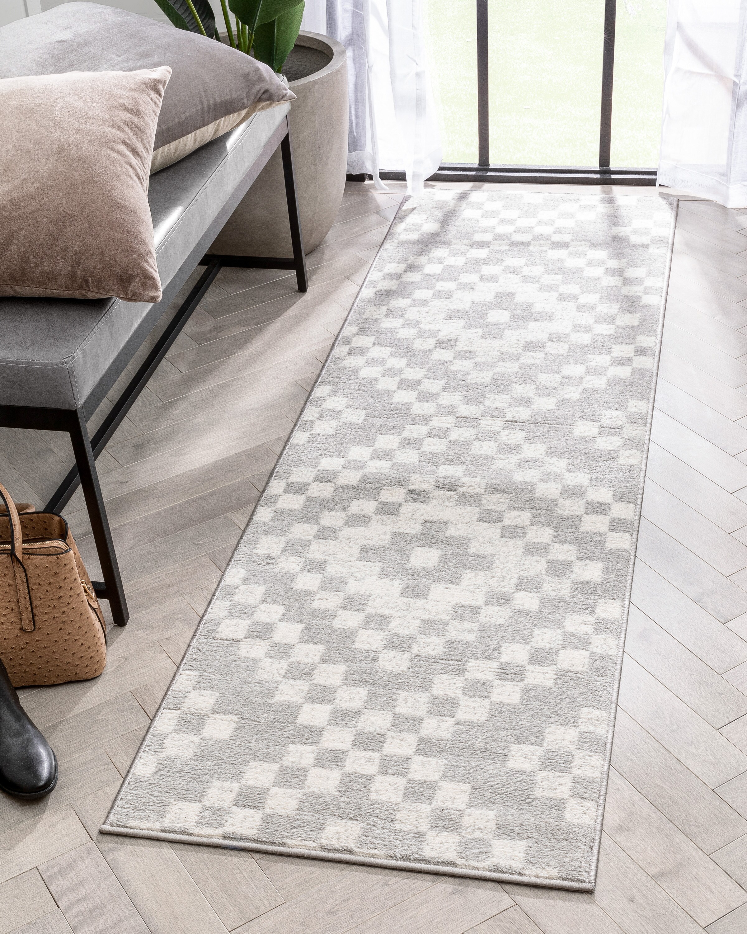 Well Woven ANT-32-2 Antalia 2 x 8 (ft) Loomed Polyester Ivory Rectangular Indoor Medallion Southwestern Runner rug
