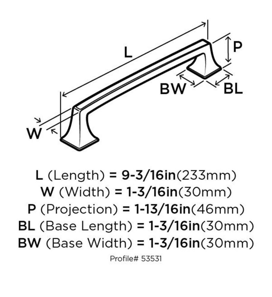 Amerock BP53531BC Cabinet-Pulls - View #3