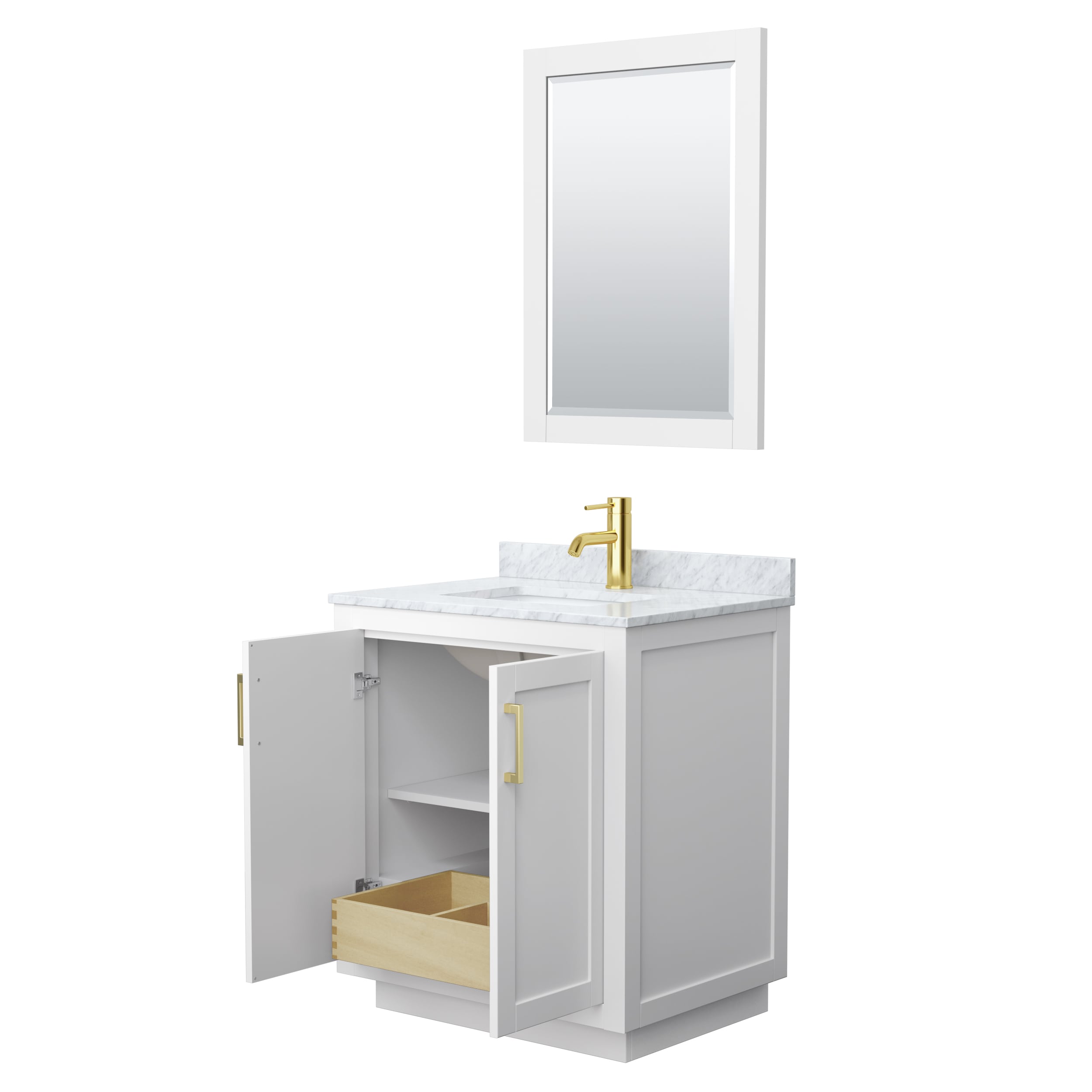Wyndham Collection WCF292930SWGCMUNSM24 Bath-Vanity-Combo - View #3