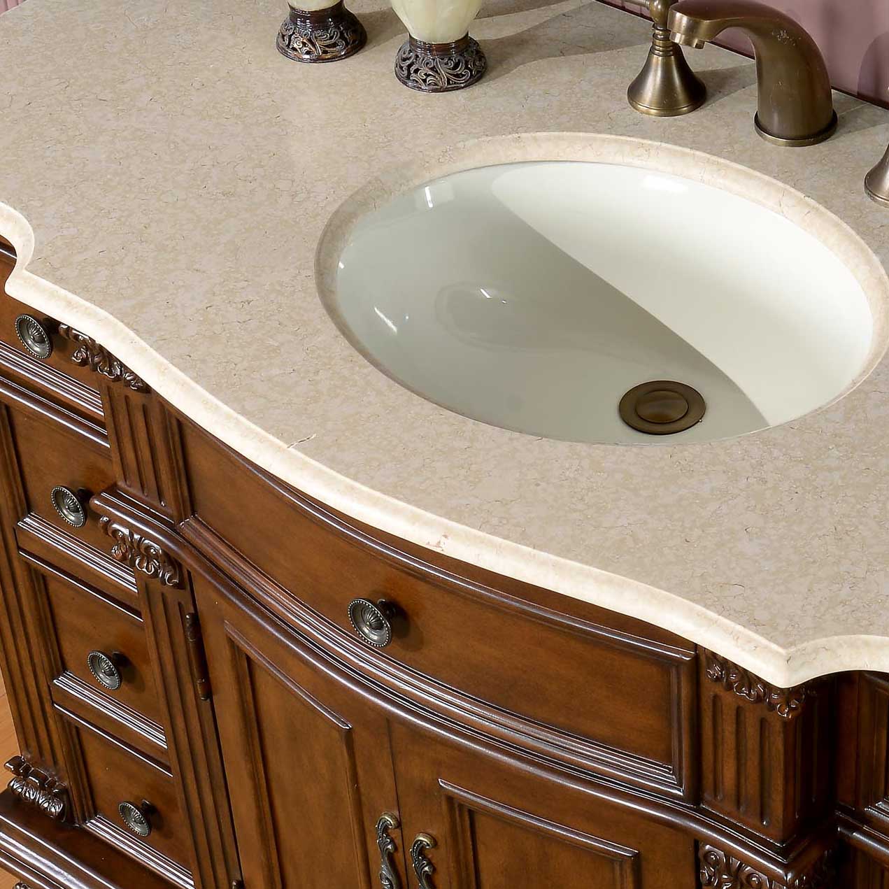 Silkroad Exclusive HYP-0277-CM-UWC-48 Bath-Vanity-Combo - View #9