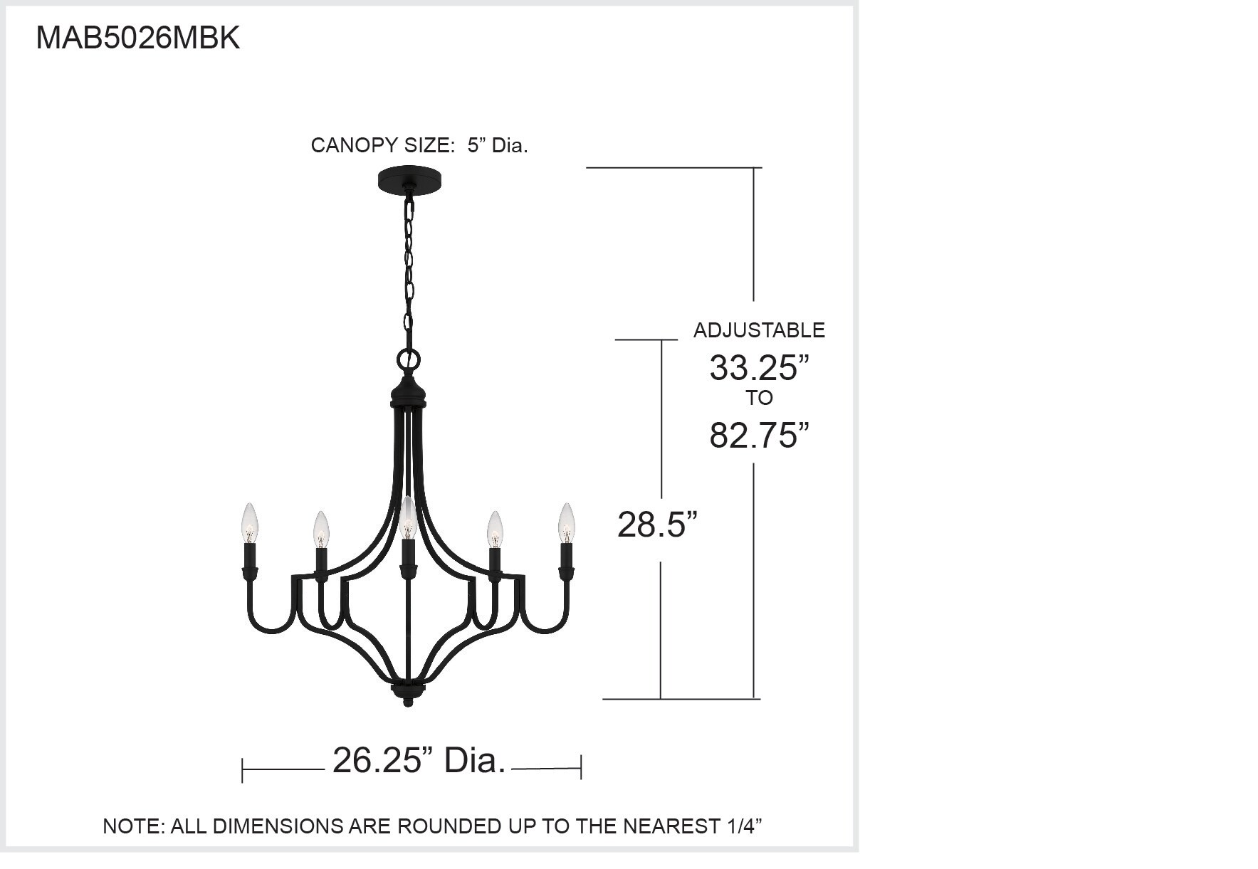Quoizel MAB5026MBK b090015 - View #9