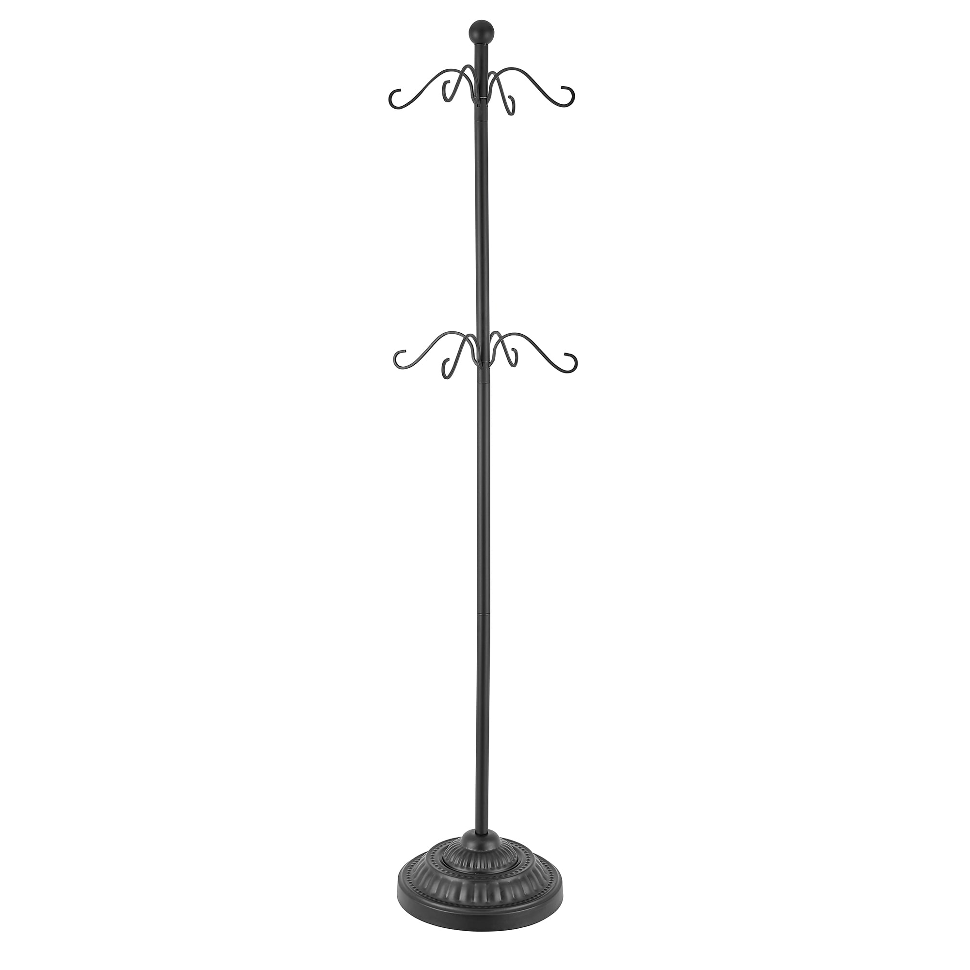 Adjustable Black Metal Christmas Stocking Tree Stand