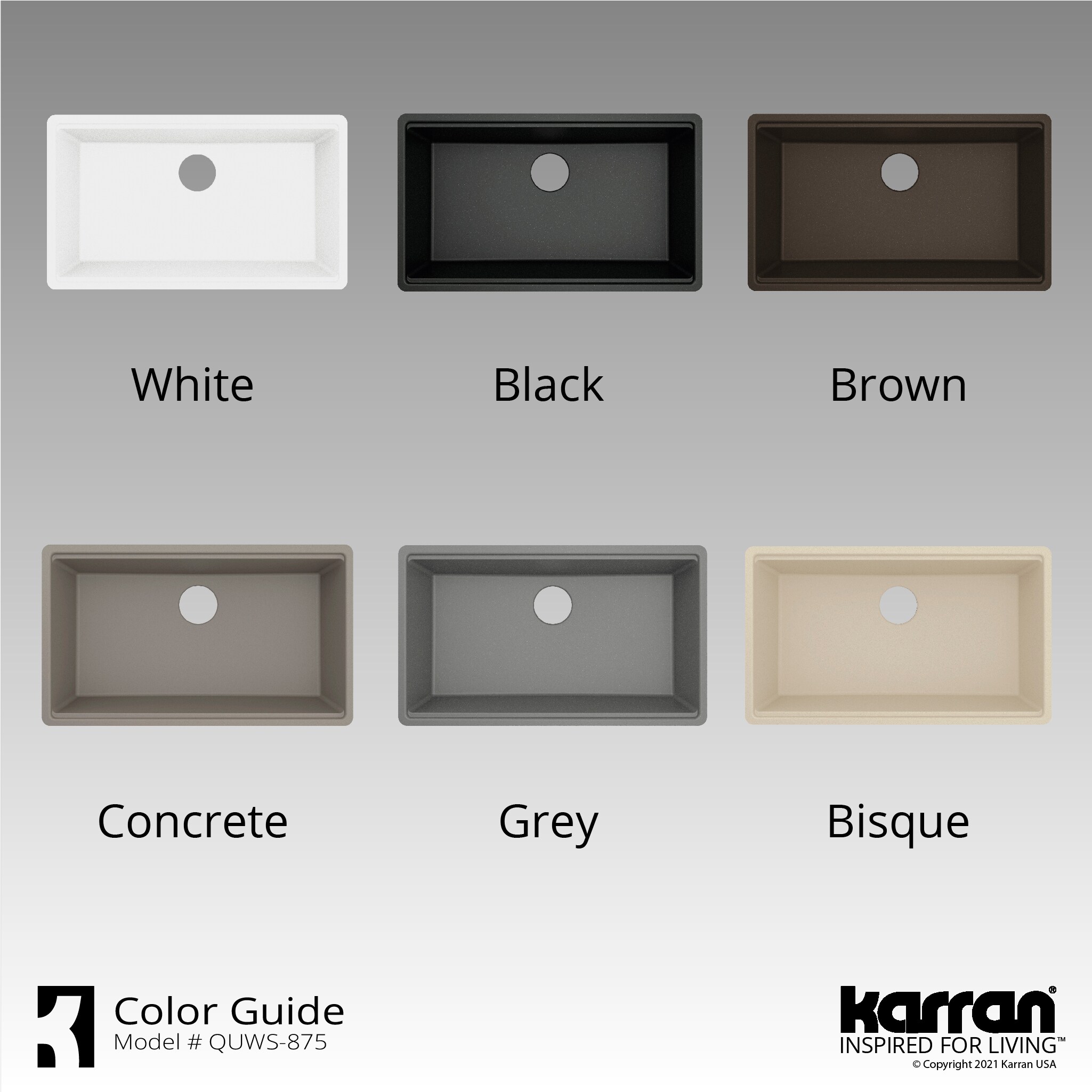 Gray Quartz Single Bowl Undermount Workstation Kitchen Sink