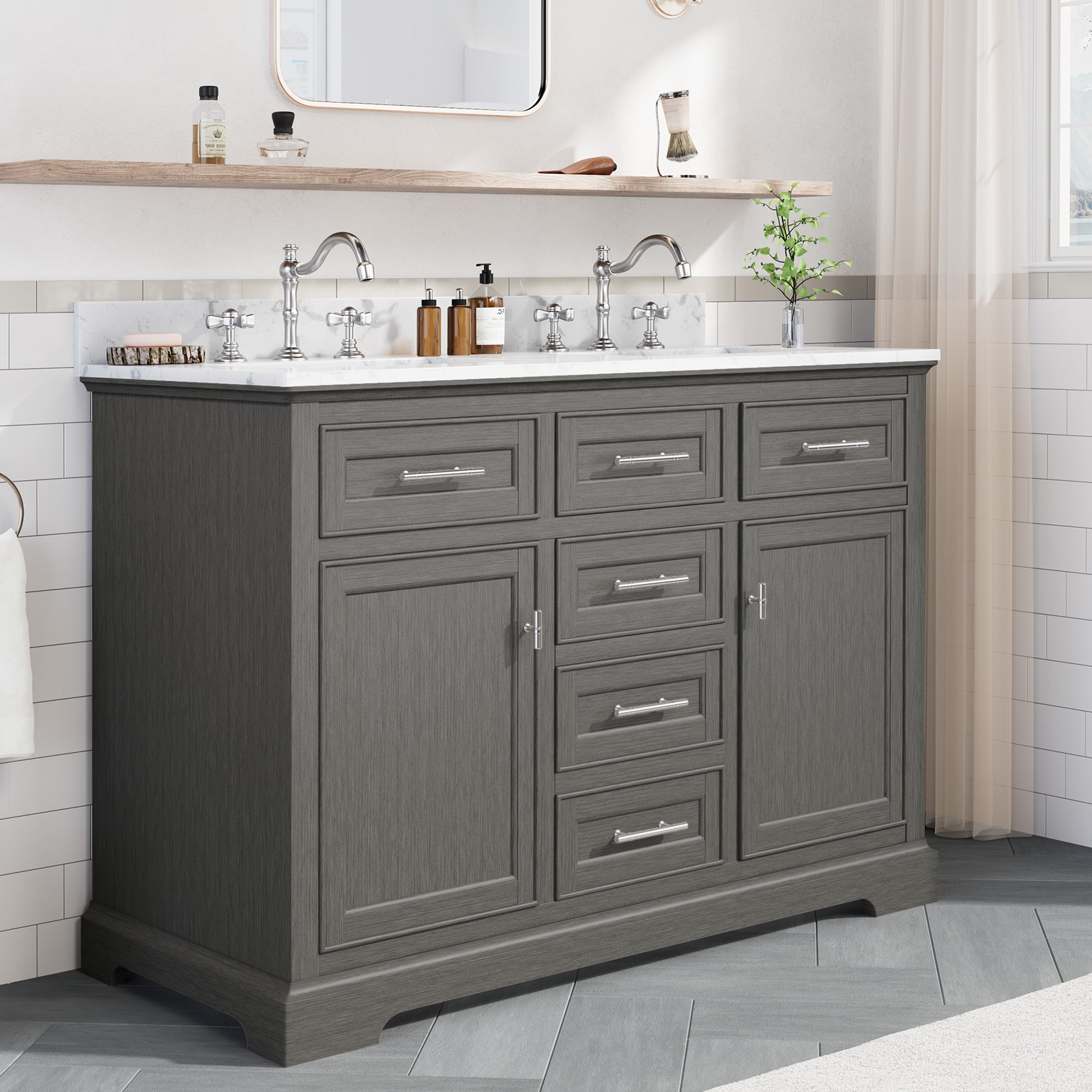 VOUA SAF-DSRCJ-GY1 Bath-Vanity-Combo - View #12