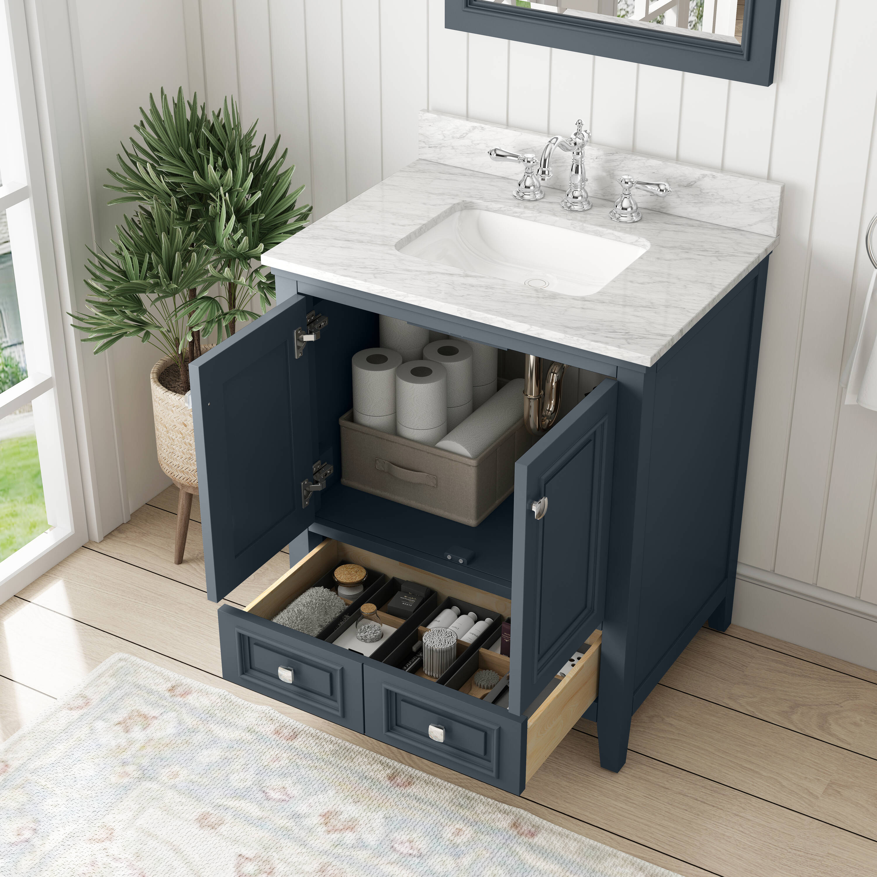 TJAmerican TJ01-28V3022GR Bath-Vanity-Combo - View #4