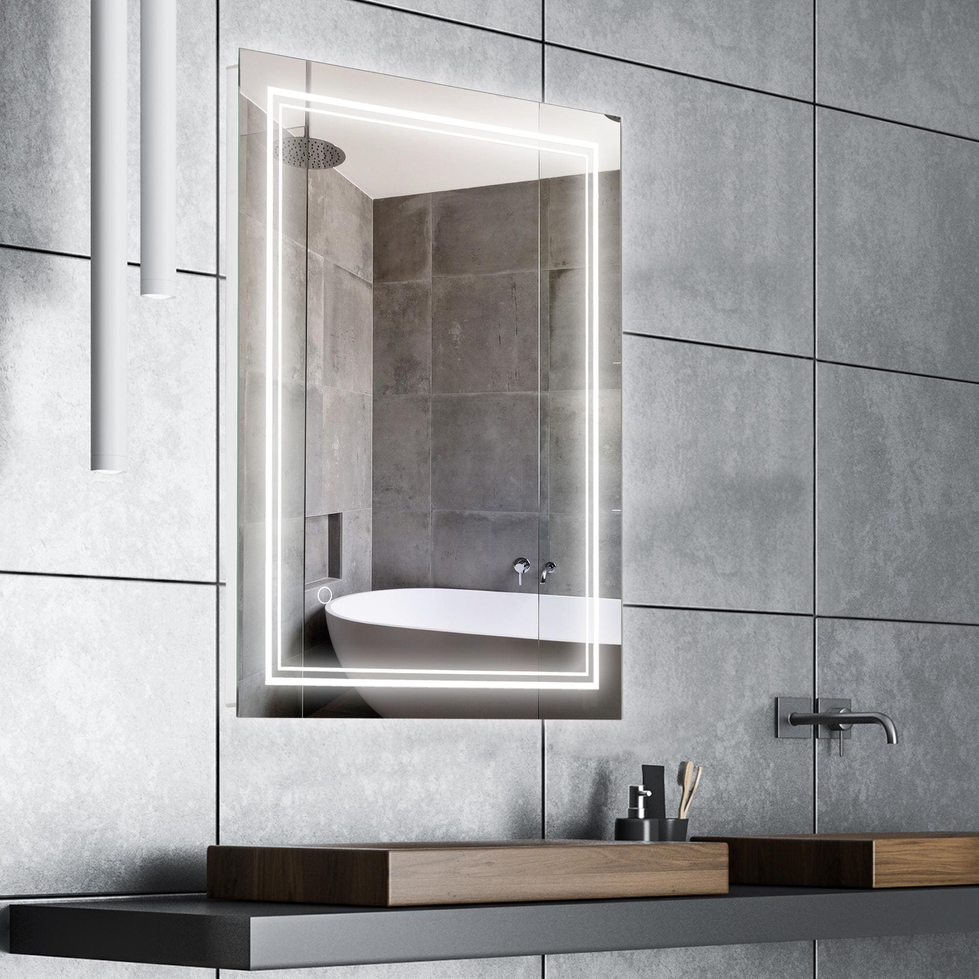 Bayfeve BF-217006-MIR Framed-Bath-Mirrors - View #4