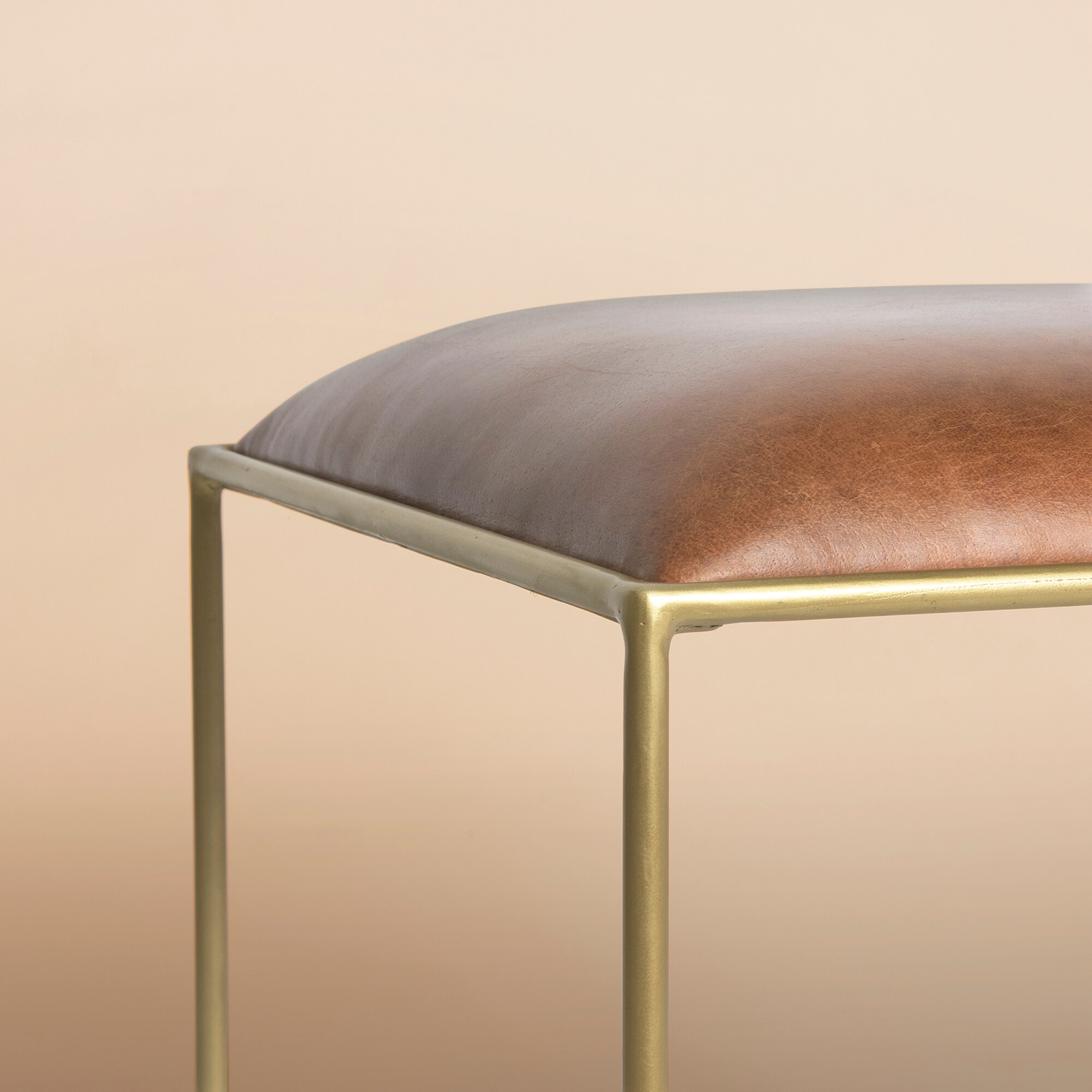 Best Home Fashion STOOL-PR02-LEATHER End-Tables - View #3