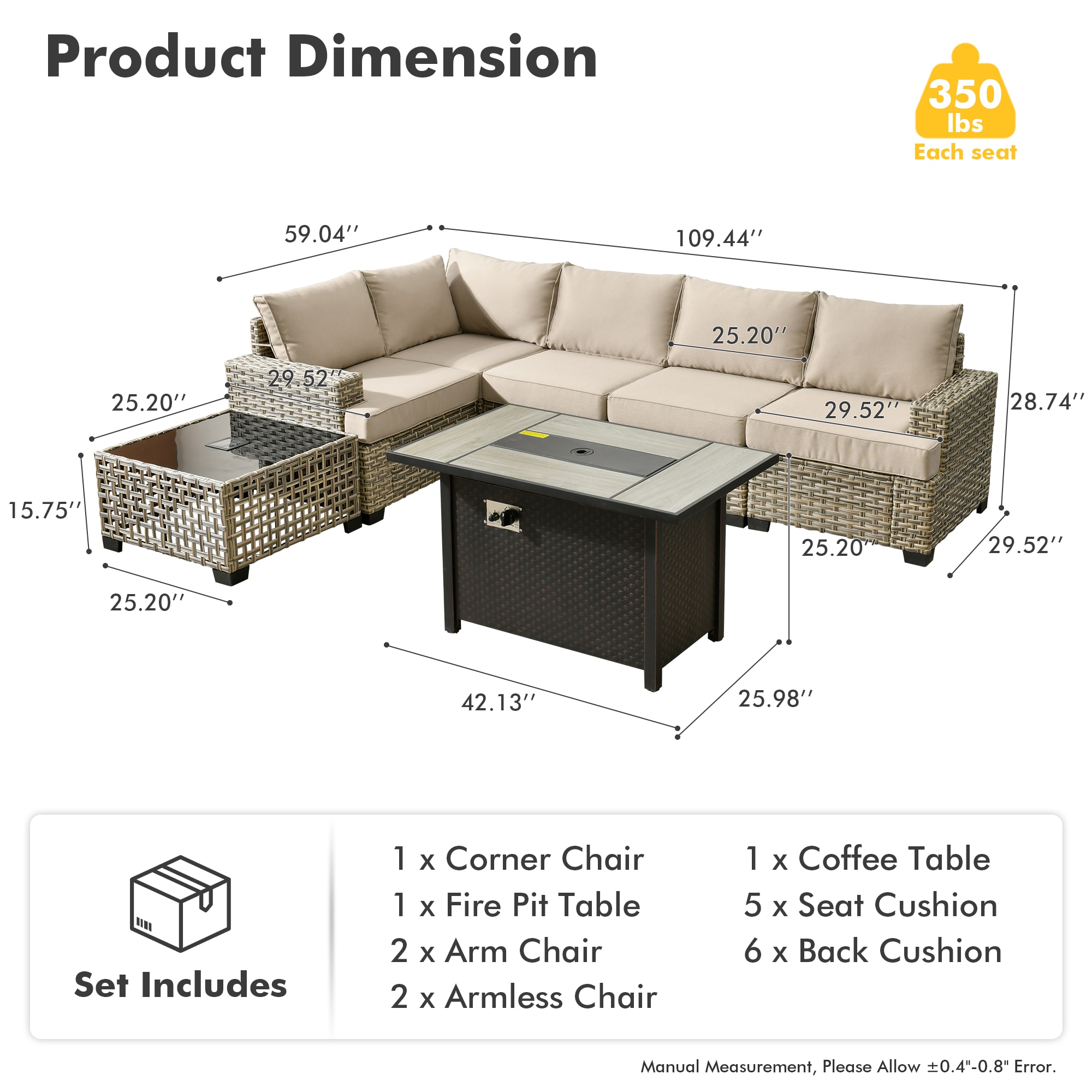 XIZZI XITBS6073A-IFP Patio-Sofas-Daybeds - View #9