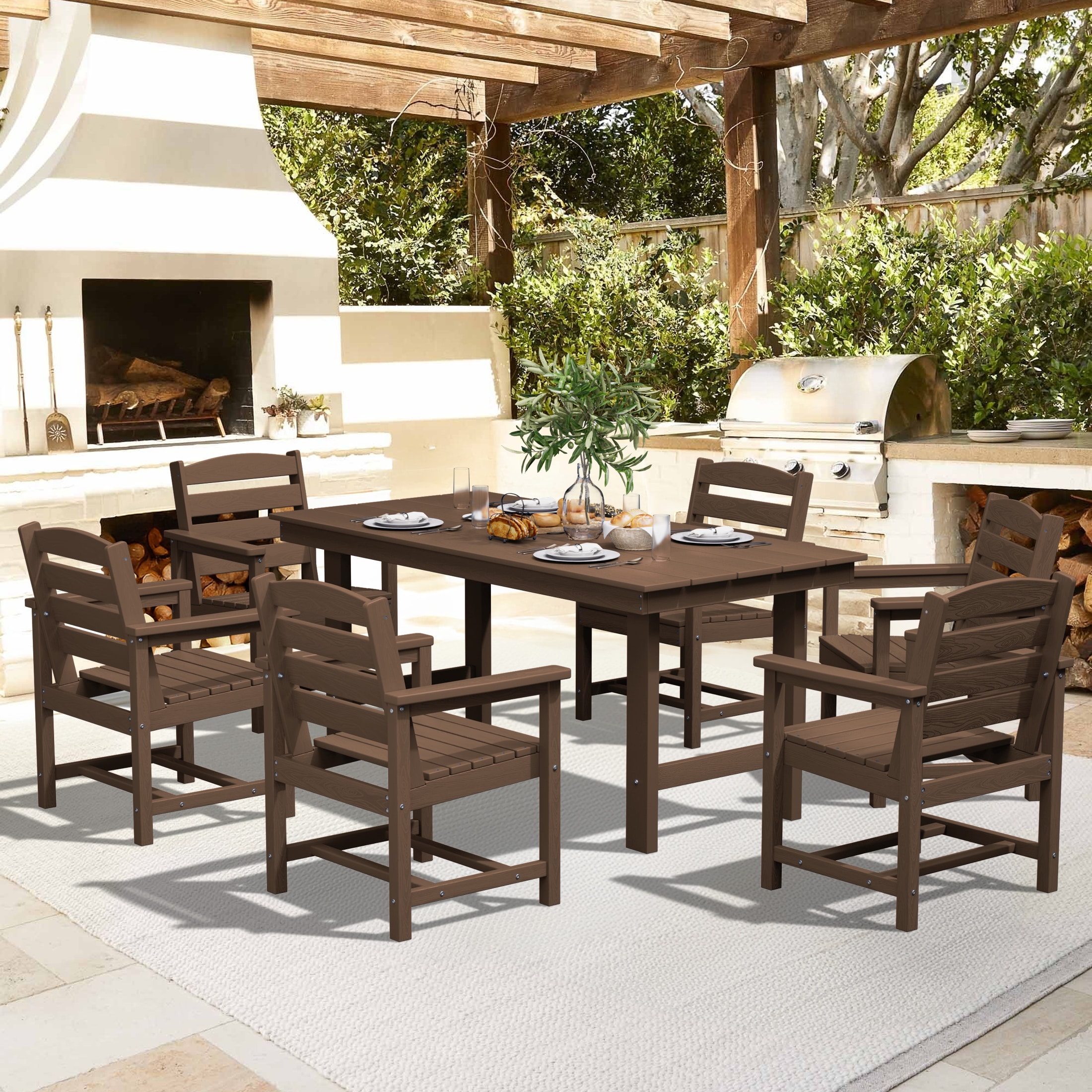 JEAREY PEJYCZY07-BN Patio-Dining-Sets - View #2