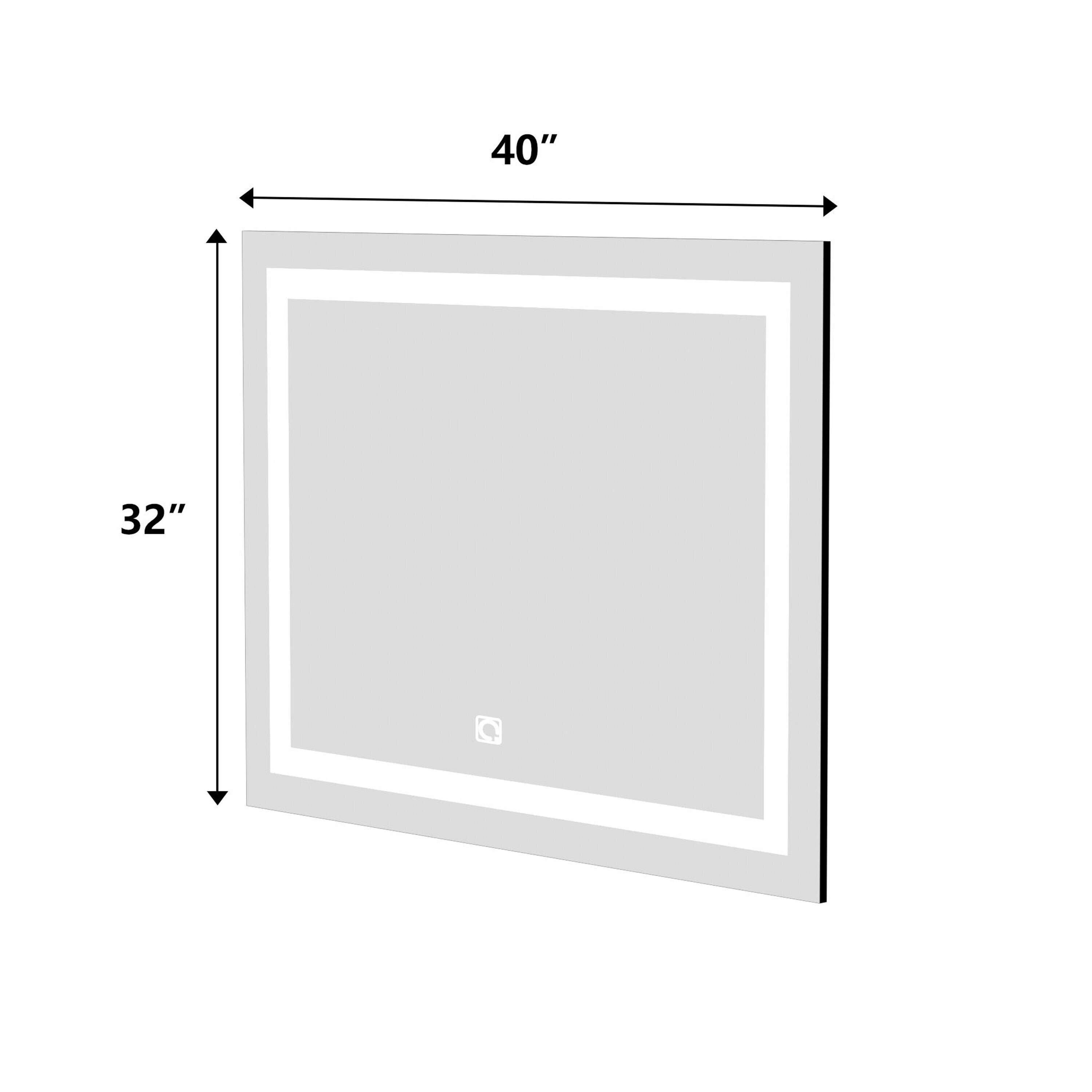 Bayfeve BF-S30140-MIR Framed-Bath-Mirrors - View #4