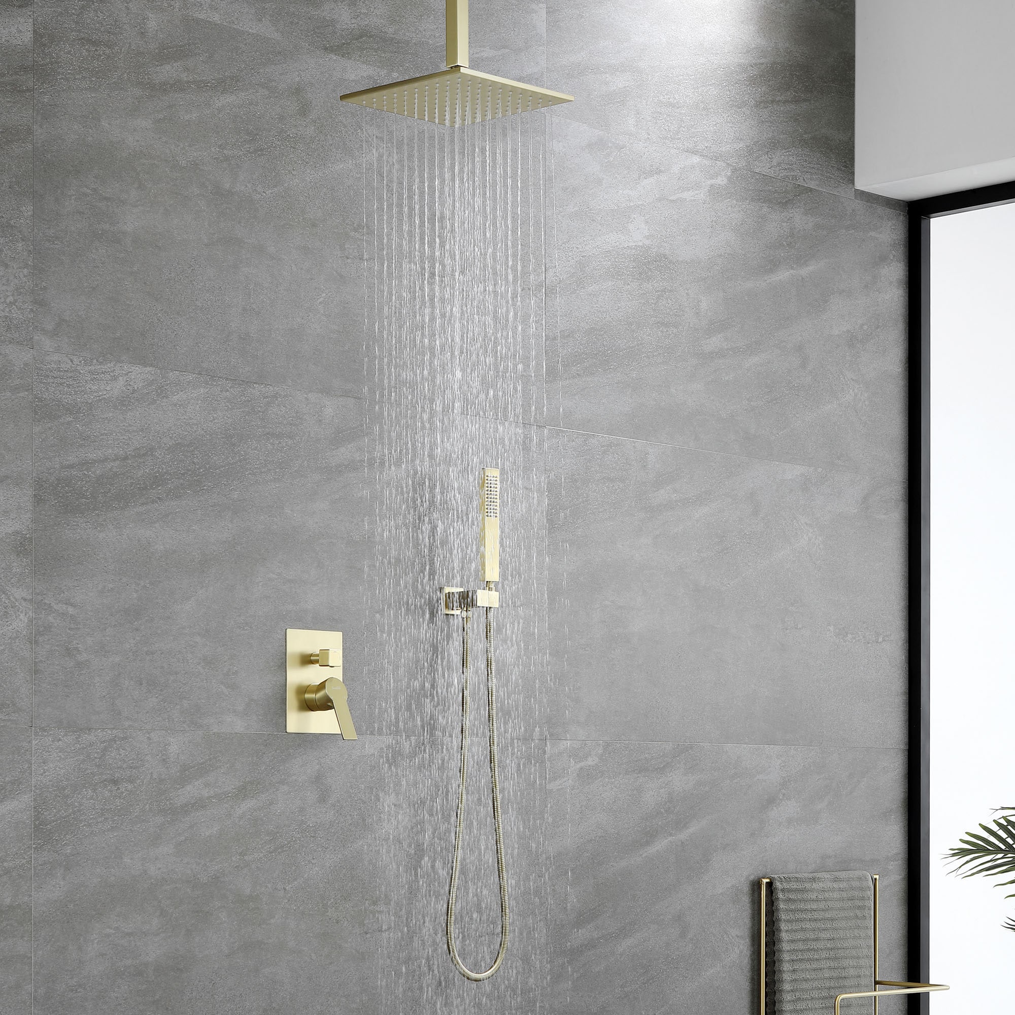 CASAINC WF-N96101CP-10 Showerhead-Bar-Panels - View #3