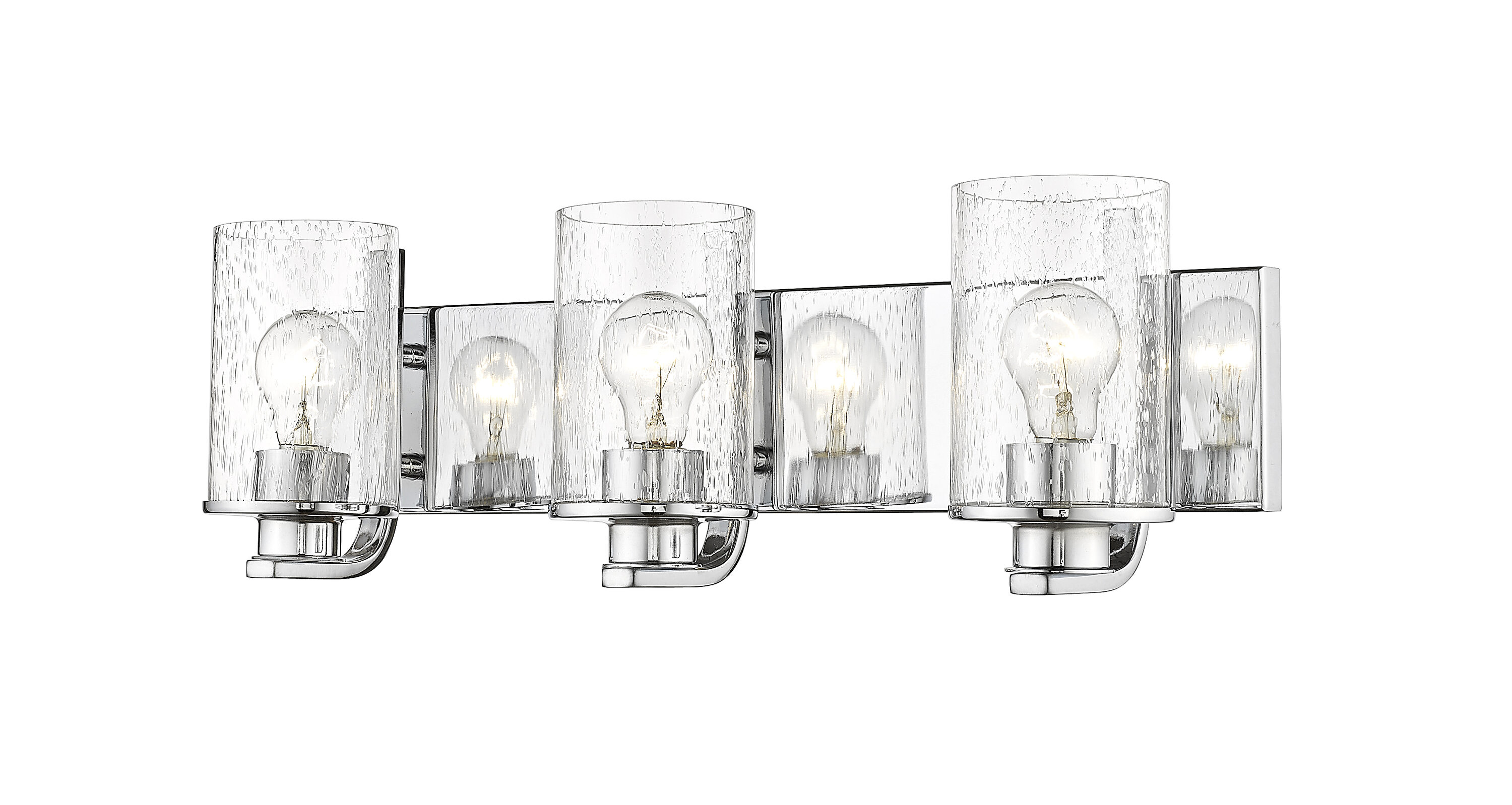 Z-Lite 492-3V-CH Beckett 23-in 3 -Light Polished Chrome Transitional Vanity light