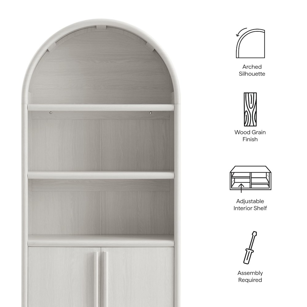 Modway EEI-7314-ASH bookcases - View #2