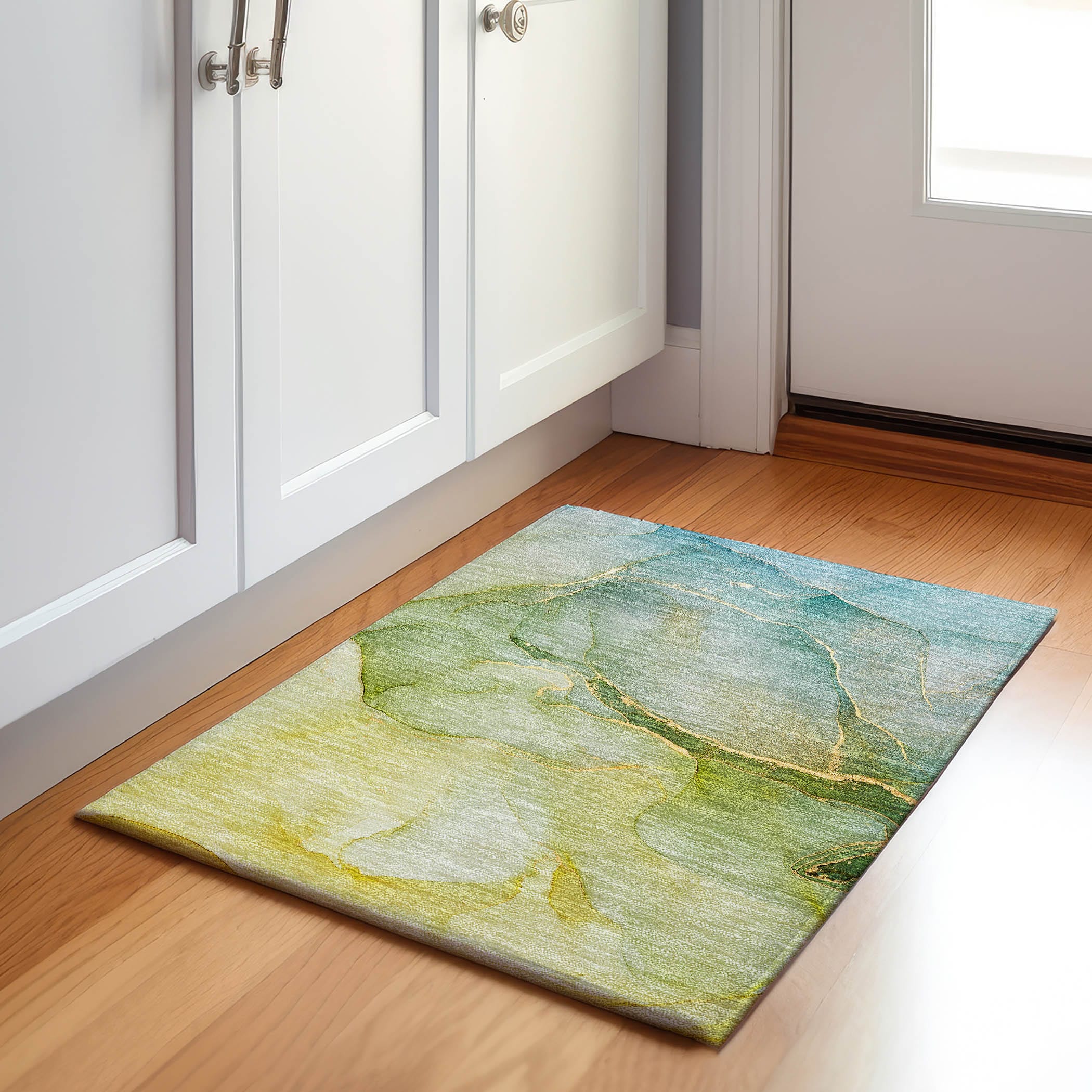 Addison Rugs AMF512BG20X30 Mayfield AMF512BG 2 x 3 (ft) Loomed Polyester Beige Rectangular Indoor Abstract Machine washable Area rug