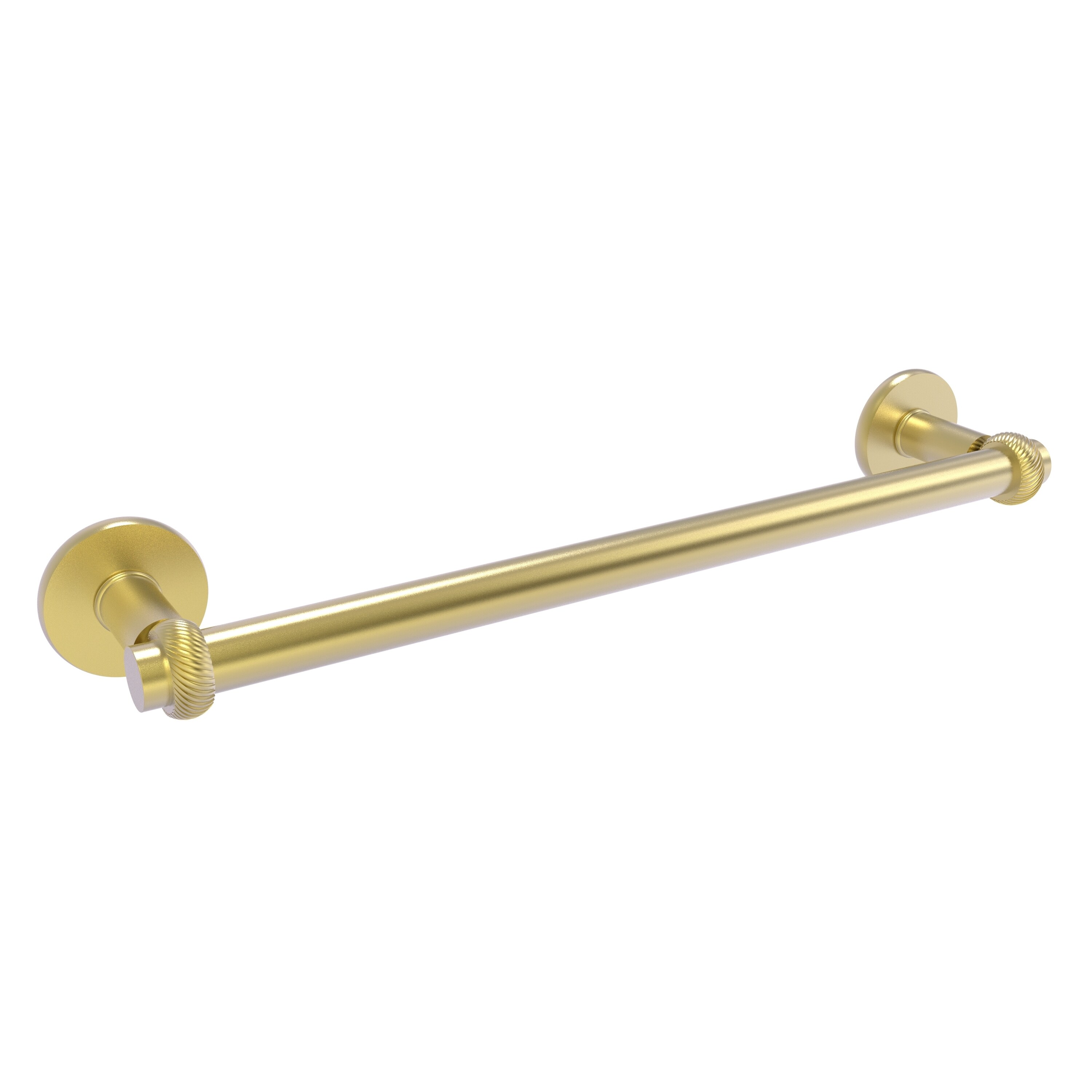 Allied Brass 2051T/24-SBR Continental 24-in Satin Brass Wall mount Single Towel Bar