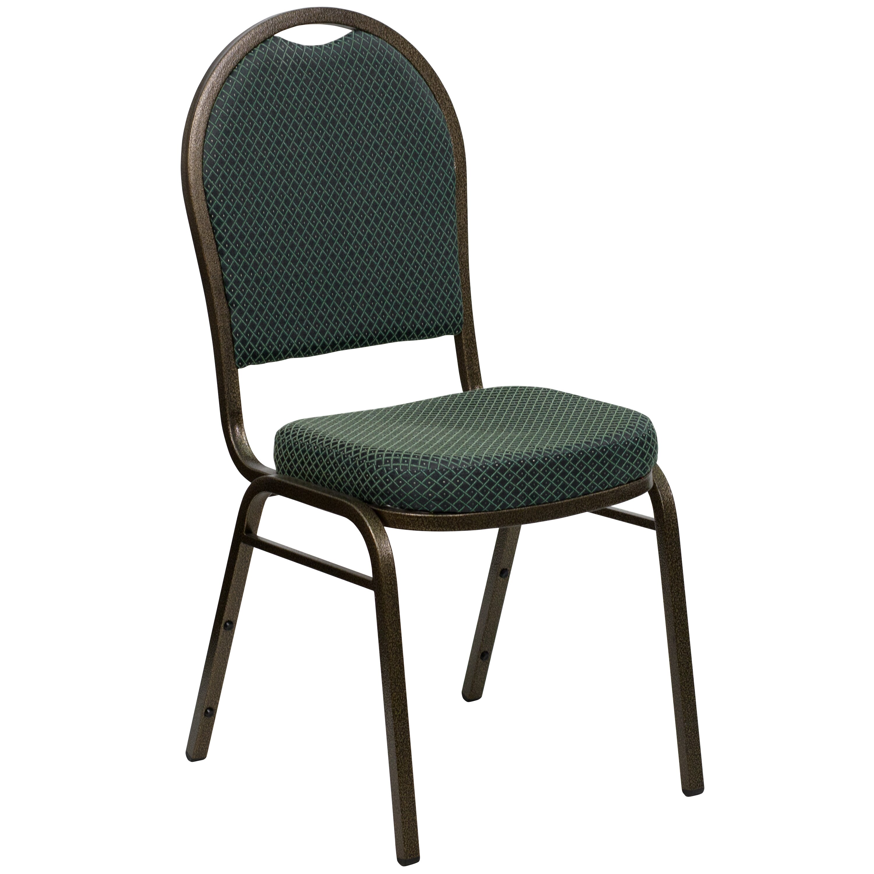 Flash Furniture 847254007115 Modern Green Patterned Fabric/Gold Vein Frame Accent Chair