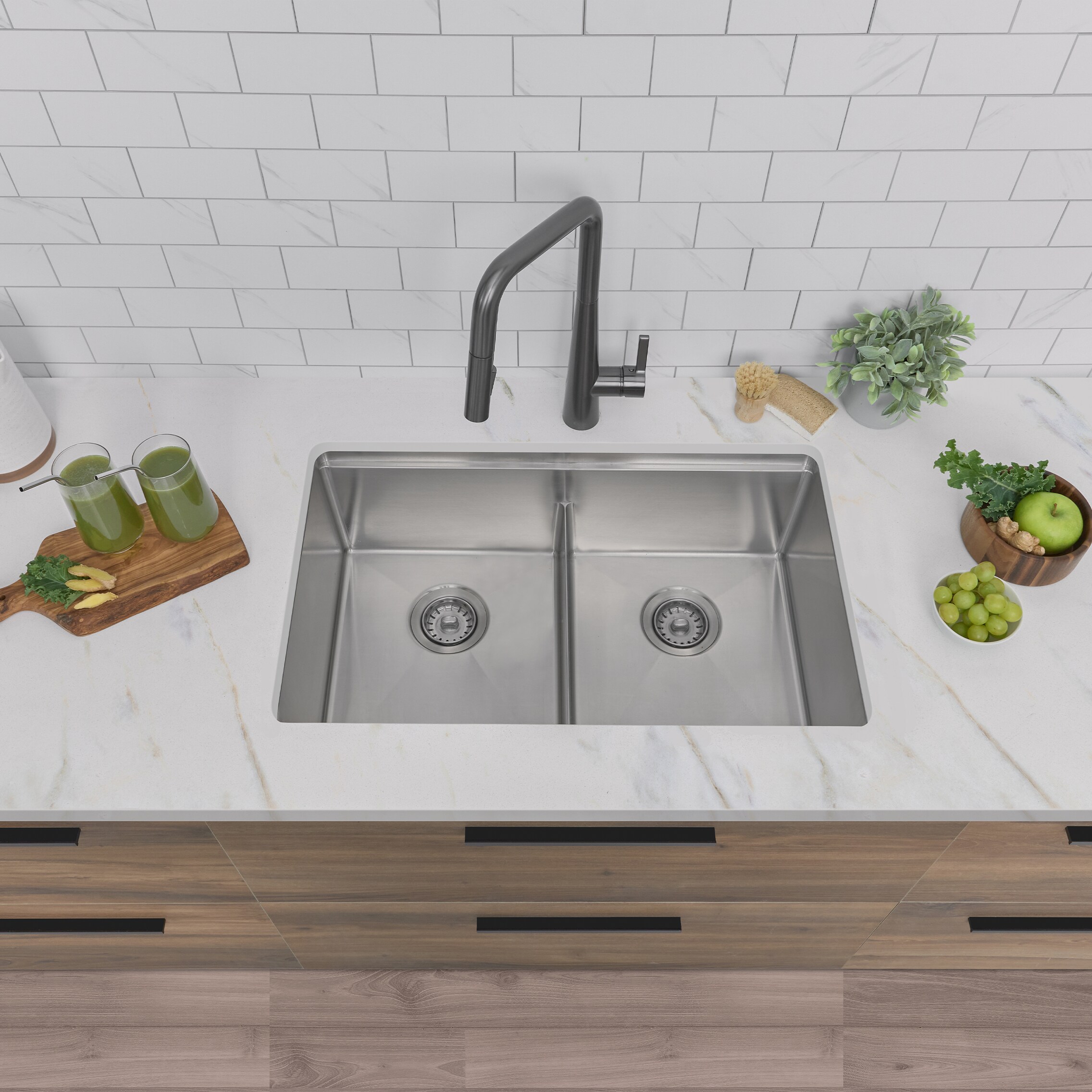 Stylish S-230W Kitchen-Sinks - View #8
