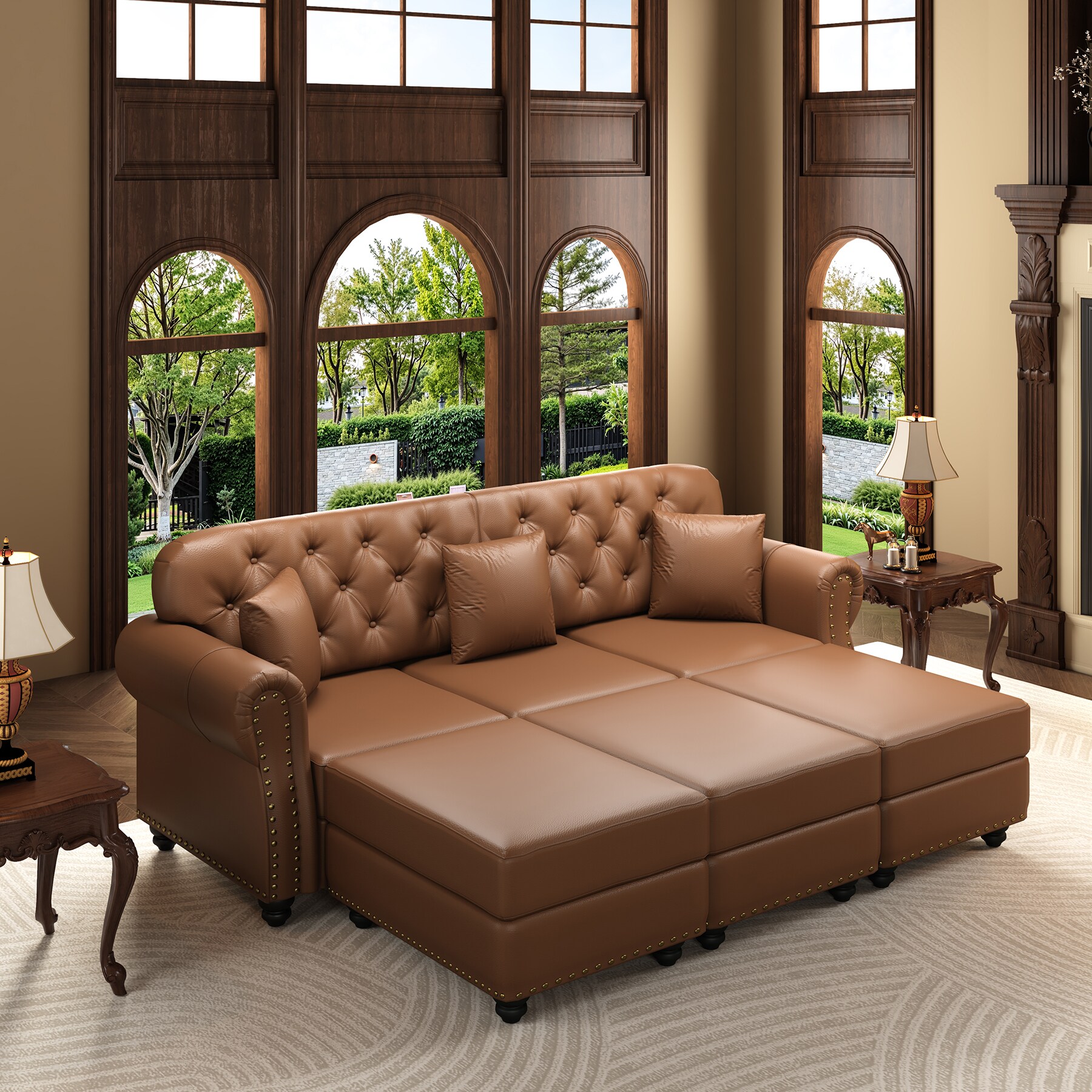 SINOFURN SYA020325BG Sofas-Loveseats - View #2