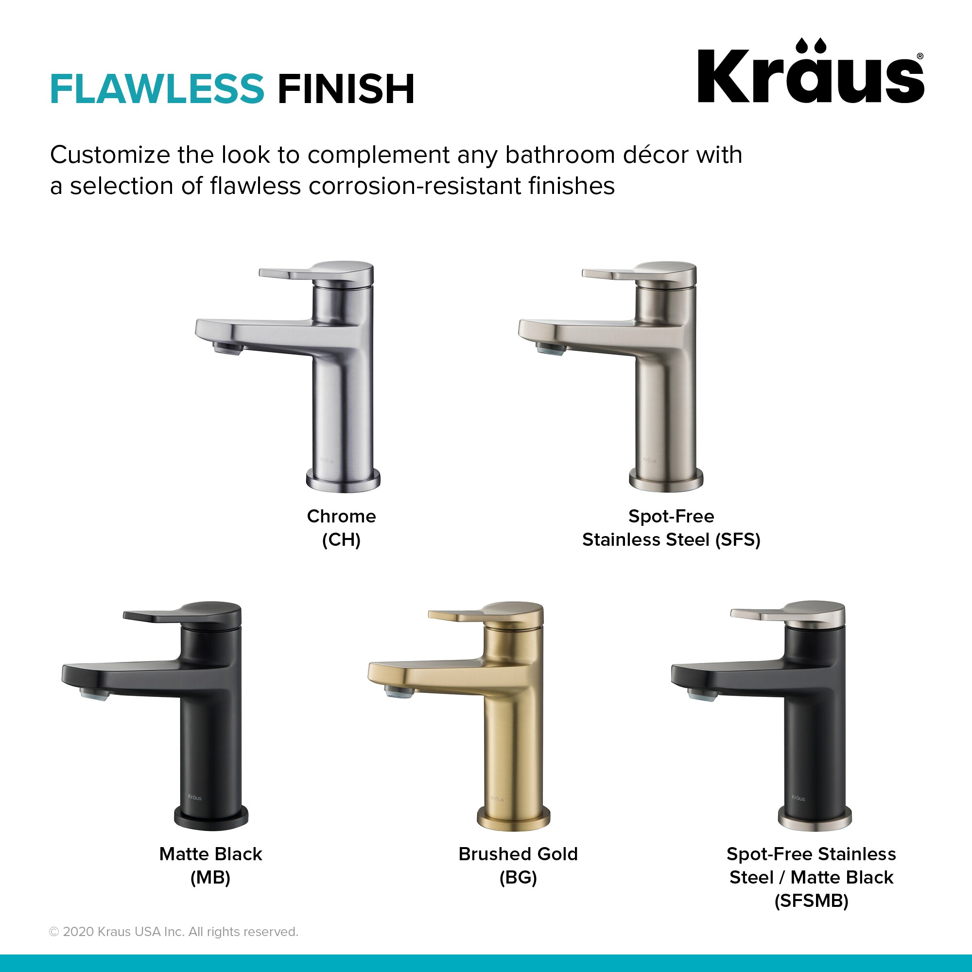 Kraus Indy Single Handle Bathroom Faucet with 24 Towel Bar Paper Holder Towel Ring and Robe Hook - Spot-Free Stainless Steel