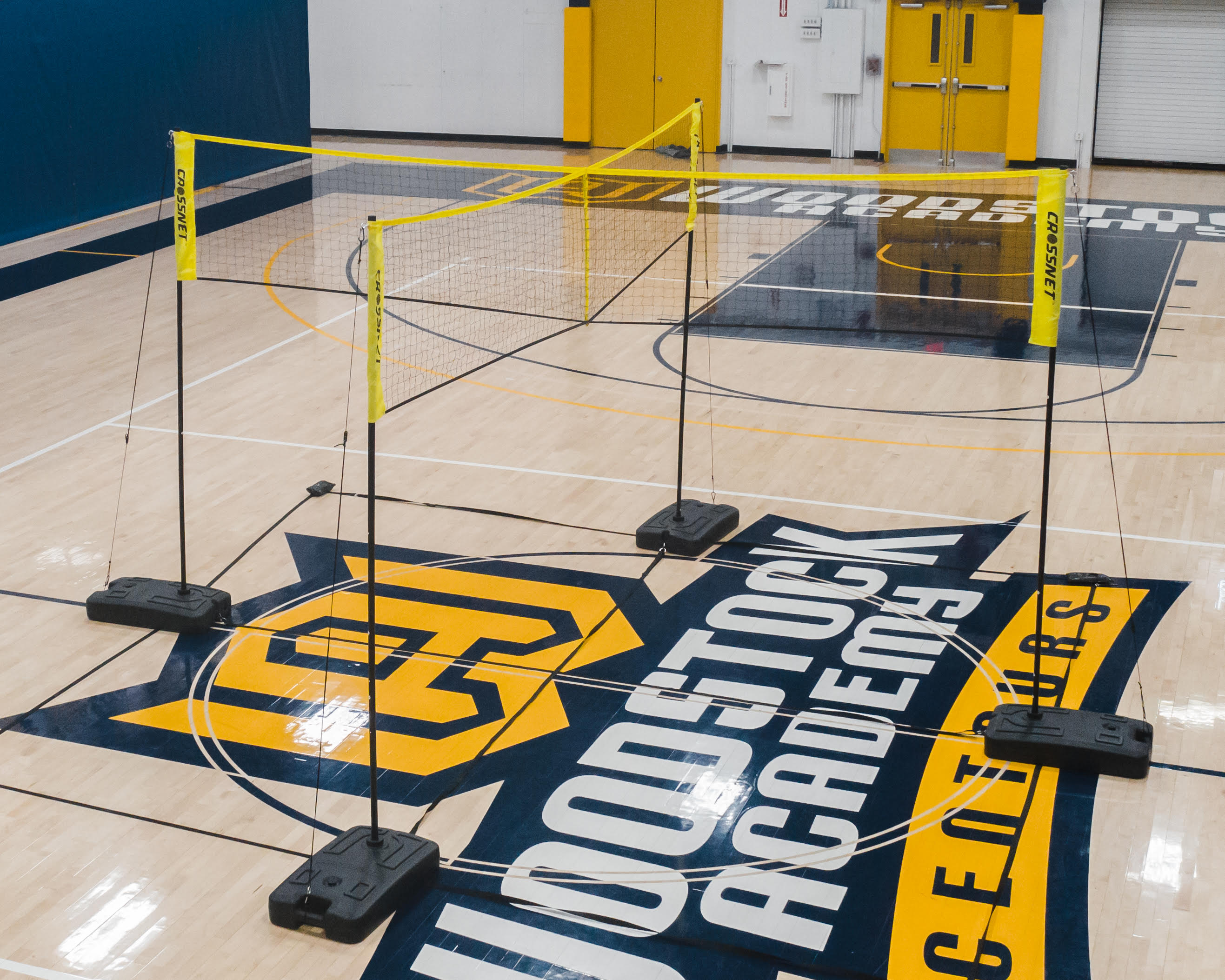 CROSSNET Four Square Volleyball Net - Indoor & Outdoor Sports