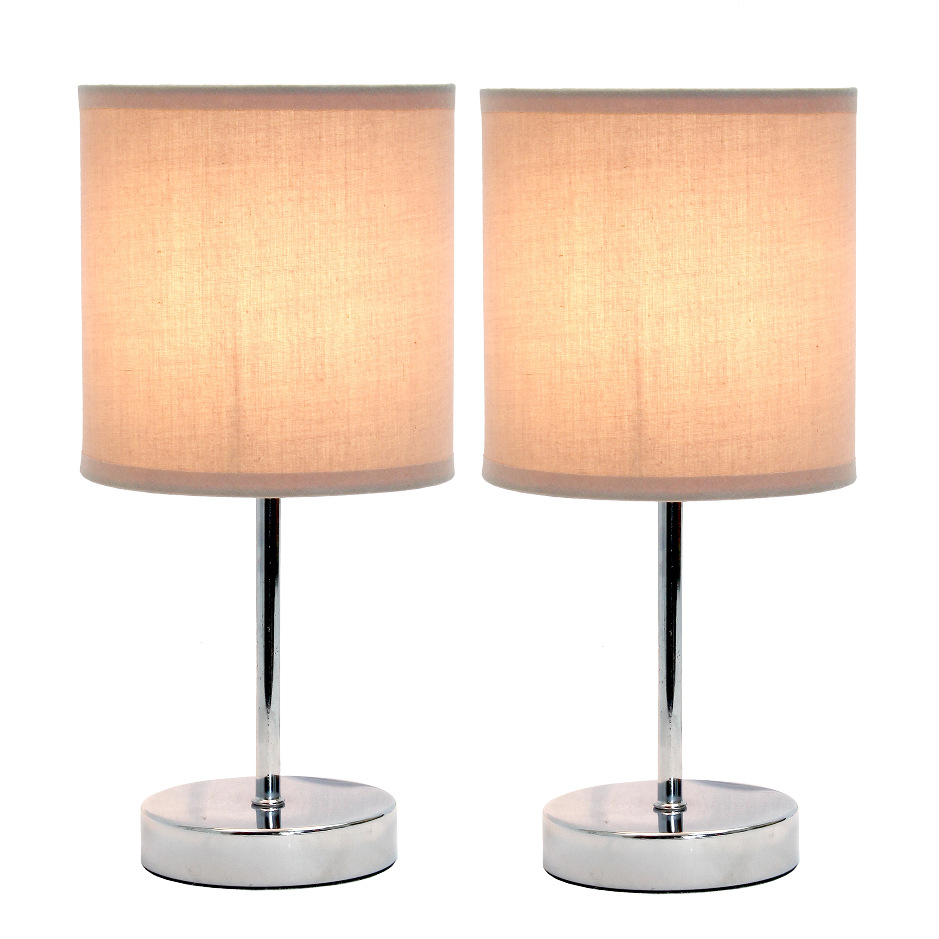Simple Designs LT2007-GRY-2PK Lamp-Sets - View #2