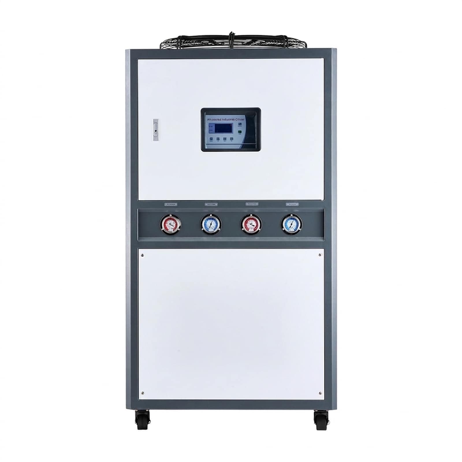 GIVIMO Air Cooled Industrial Water Chiller 16.67-HP Dual Compressor 45360 Kcal/h with 53-gal Tank 480V LED Display and Six Stage Protection for Process Cooling #LW038GIVSS1983