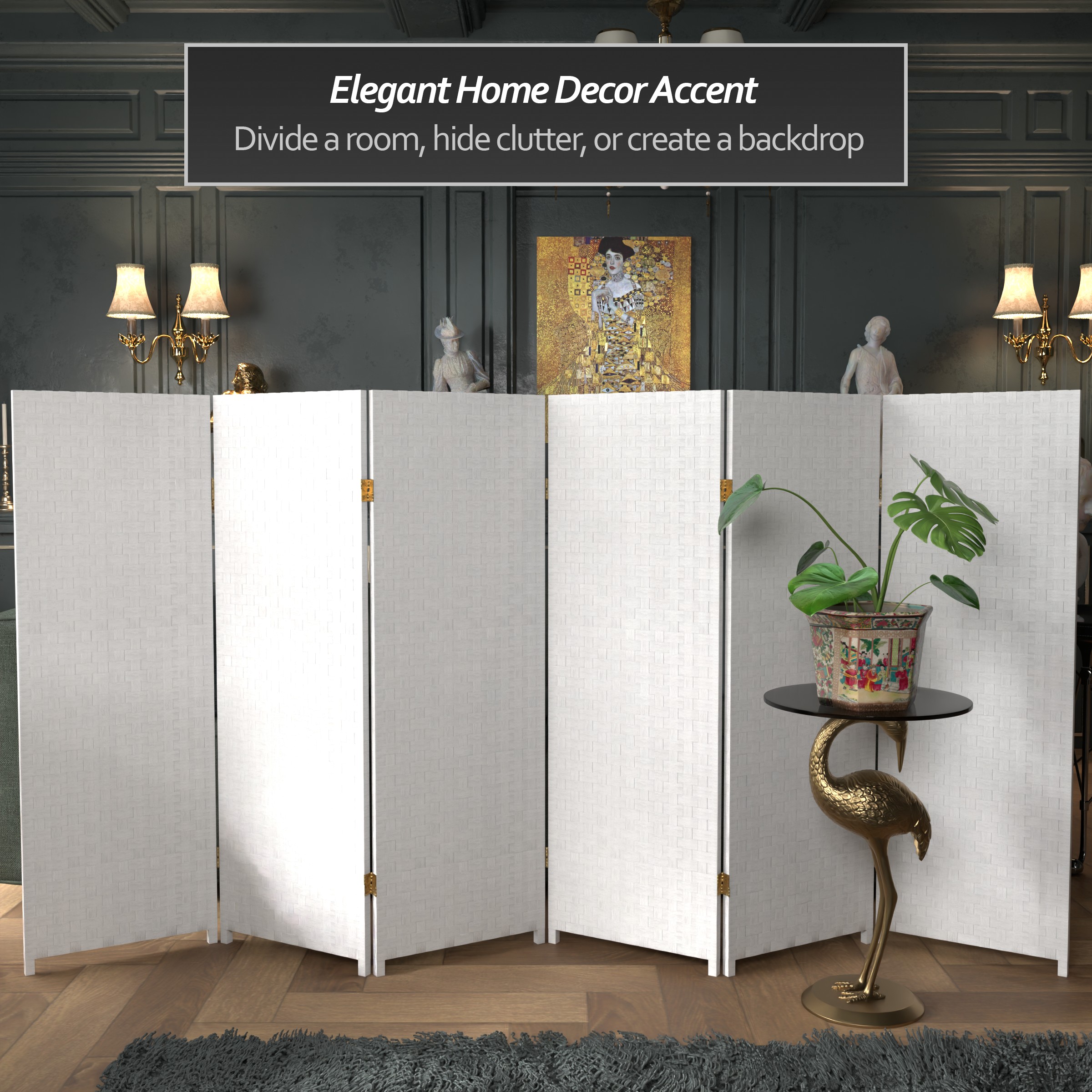 Red Lantern SS4FIBER-WHT-6P Indoor-Privacy-Screens - View #3