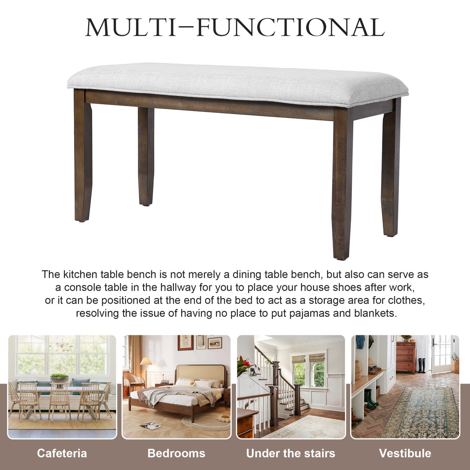 Streamdale Furniture N752P271804D bench - View #4