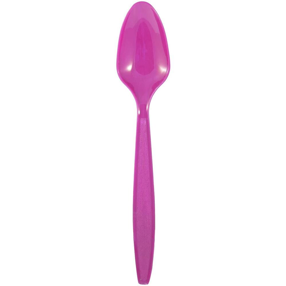 JAM Paper 297SP100PI 100-Count Pink Disposable Cutlery