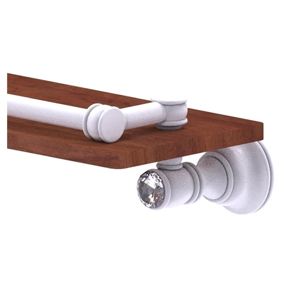 Allied Brass CC-1-22-GAL-IRW-WHM Bathroom-Shelves - View #2