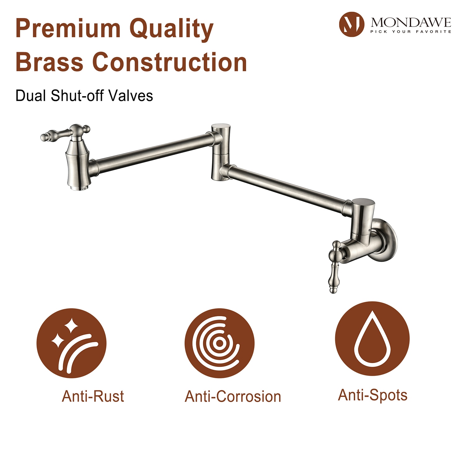 Mondawe SQ-KF010BN Kitchen-Faucets - View #7
