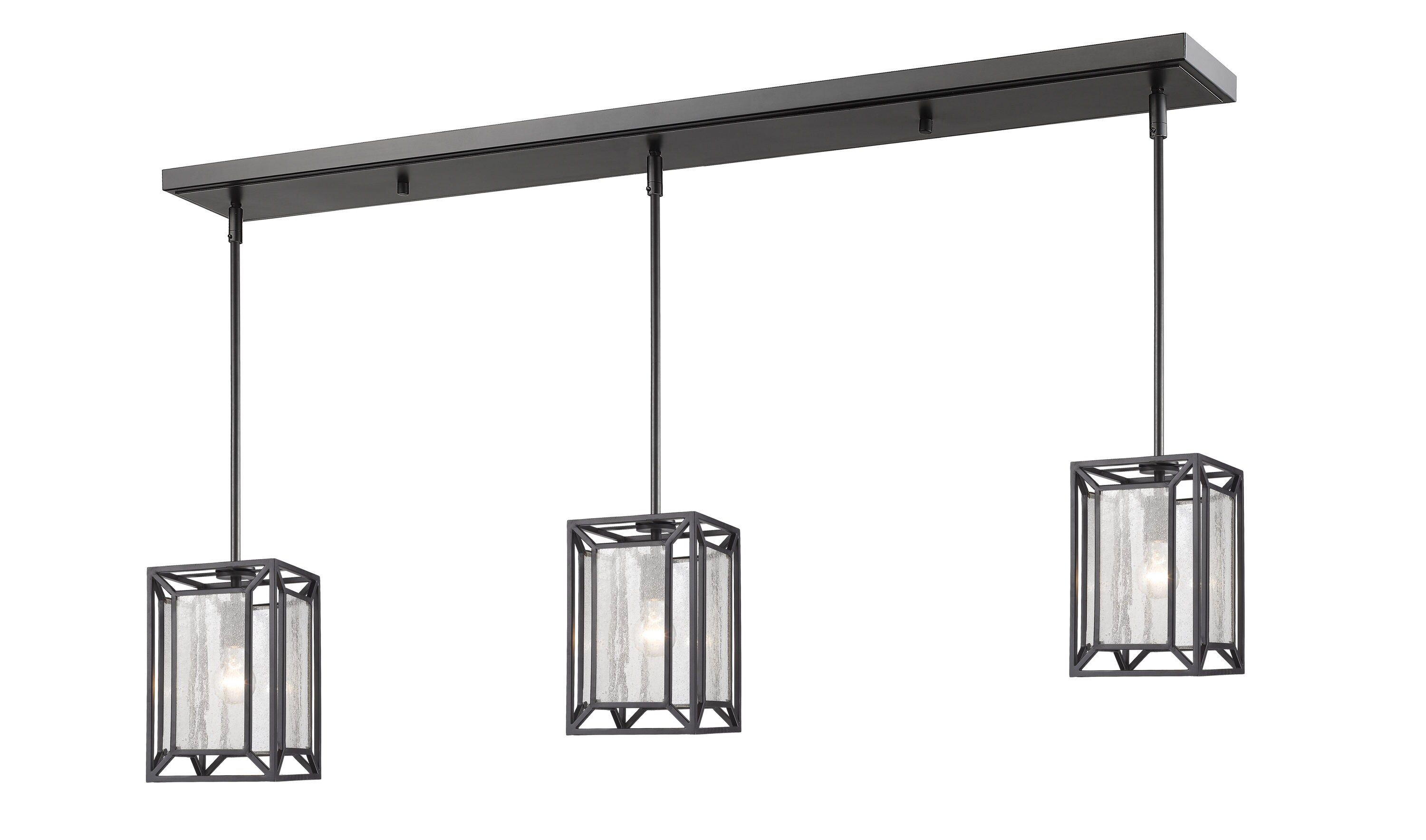 Z-Lite 6005MP-3BRZ Braum Bronze Standard Pool Table Lighting