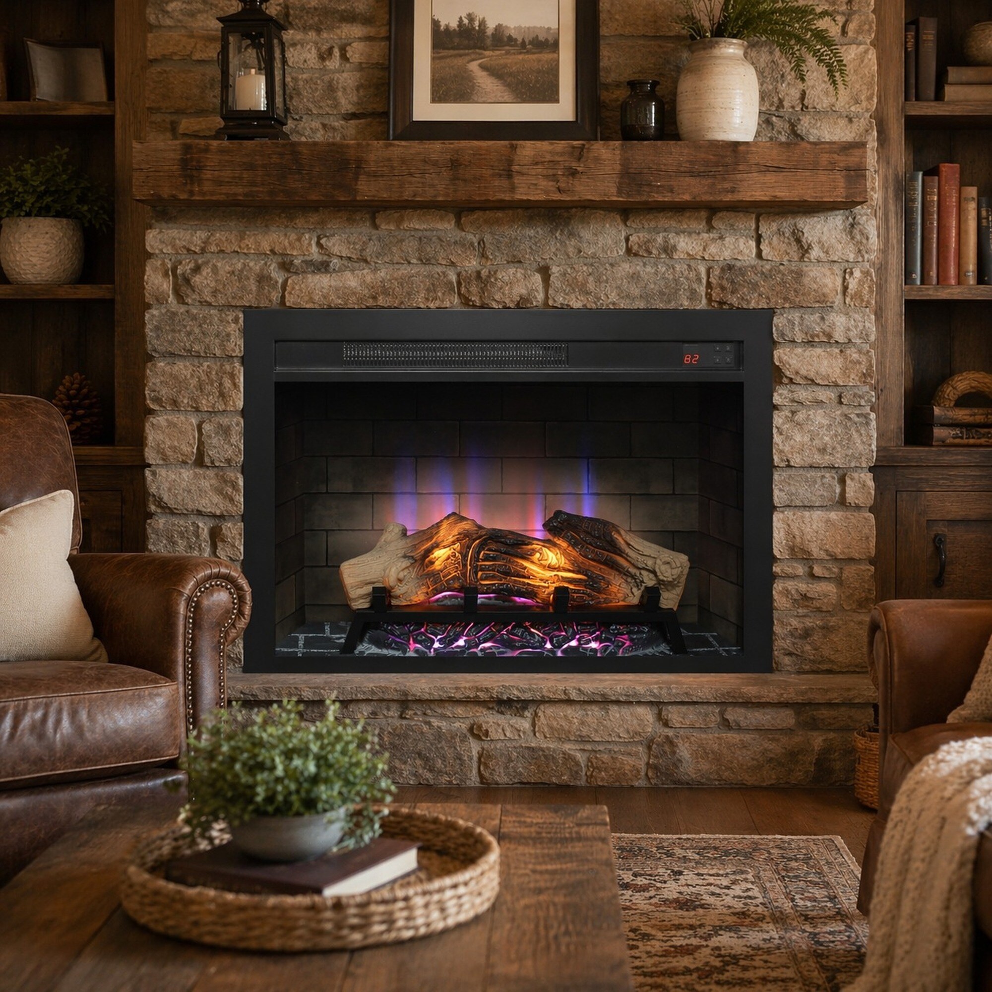 TEINIE HJJ-W1769P193705 Electric-Fireplaces - View #3