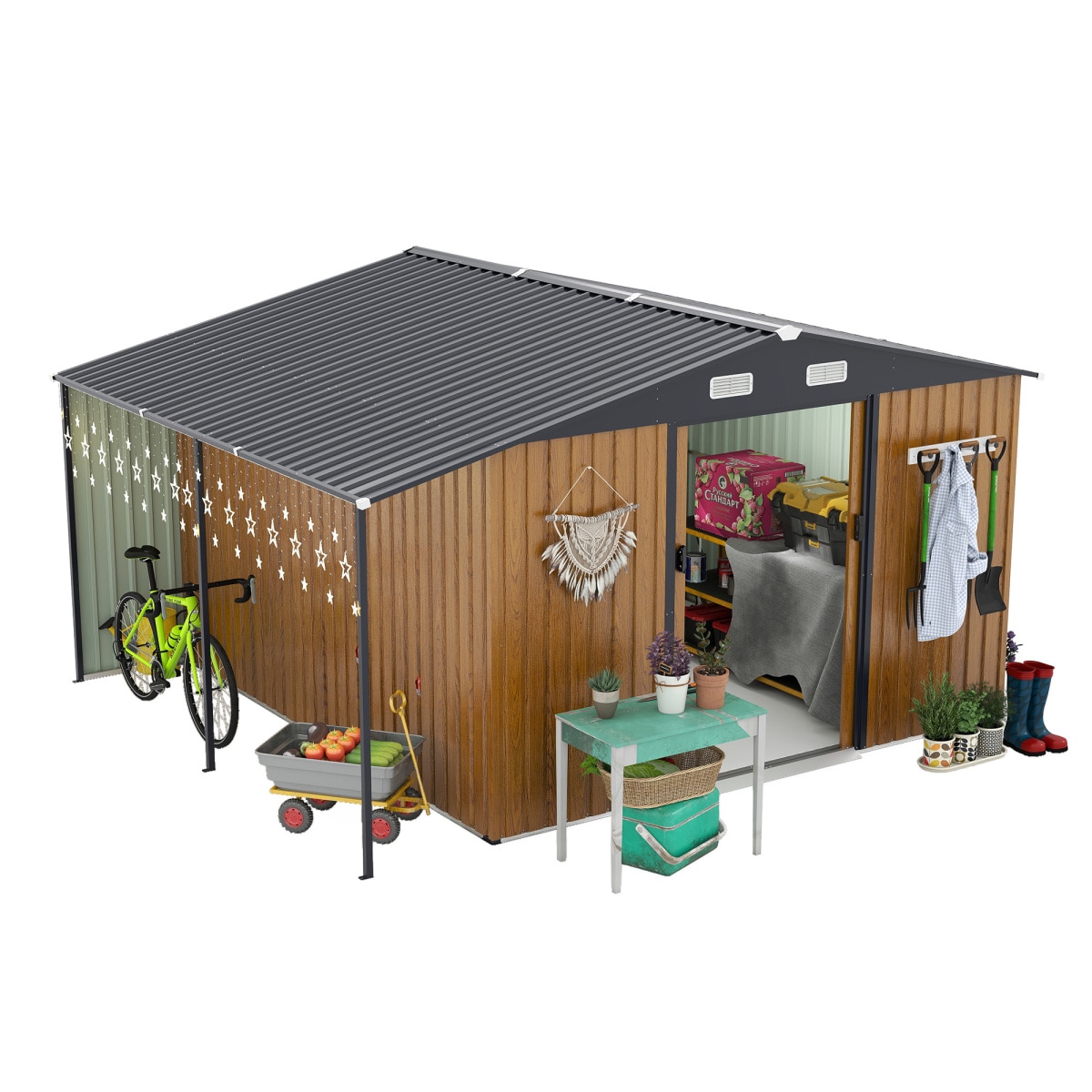 Streamdale Furniture W1598S00033 Metal-Storage-Buildings-Sheds - View #9