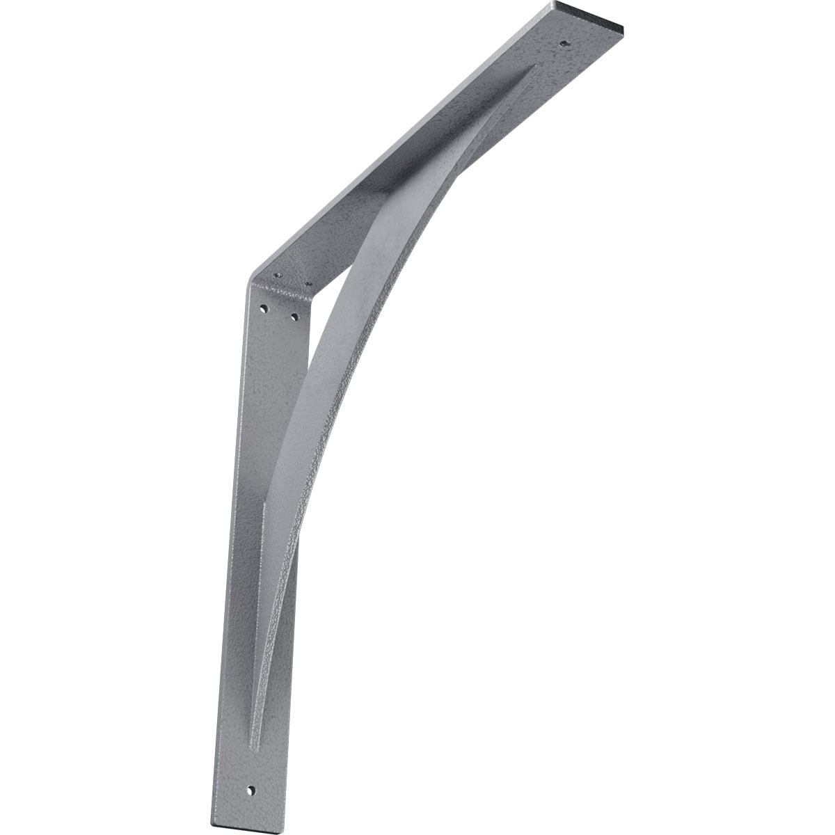 Ekena Millwork BKTM02X16X16LEHLB Legacy 16-in x 2-in x 16-in Blue Steel Countertop support bracket