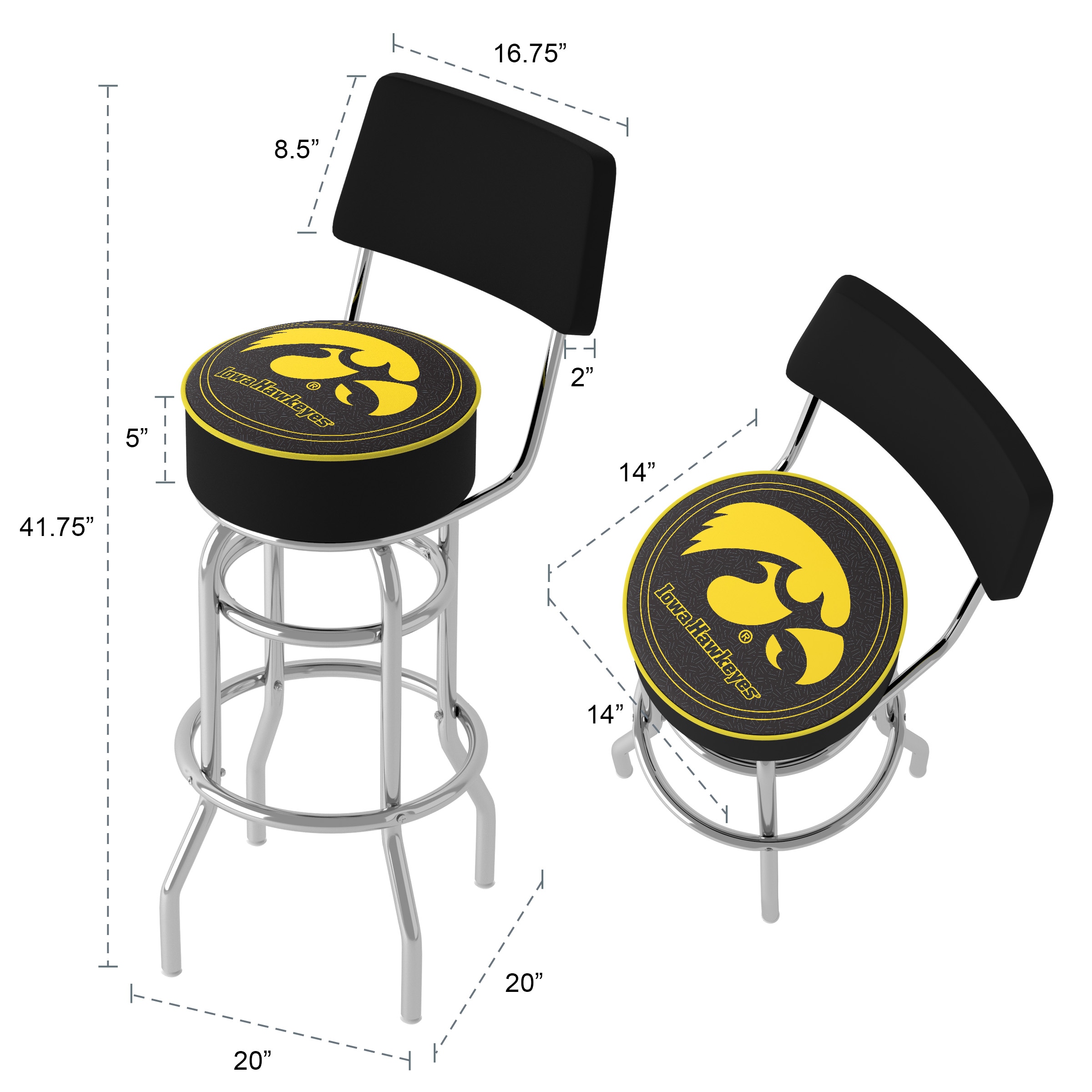 Trademark Gameroom IA1100 stools - View #6