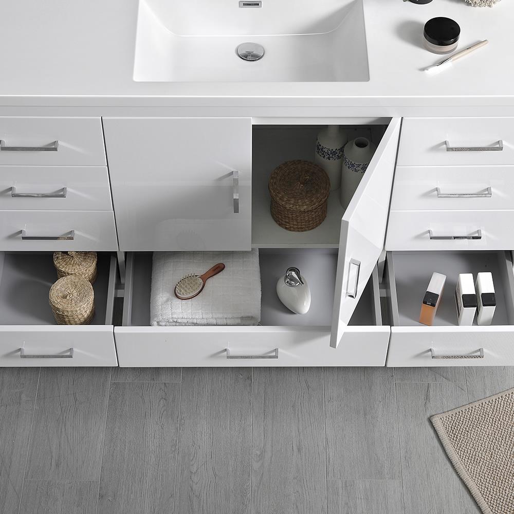 Fresca FCB9460WH-S-I Bath-Vanity-Combo - View #9